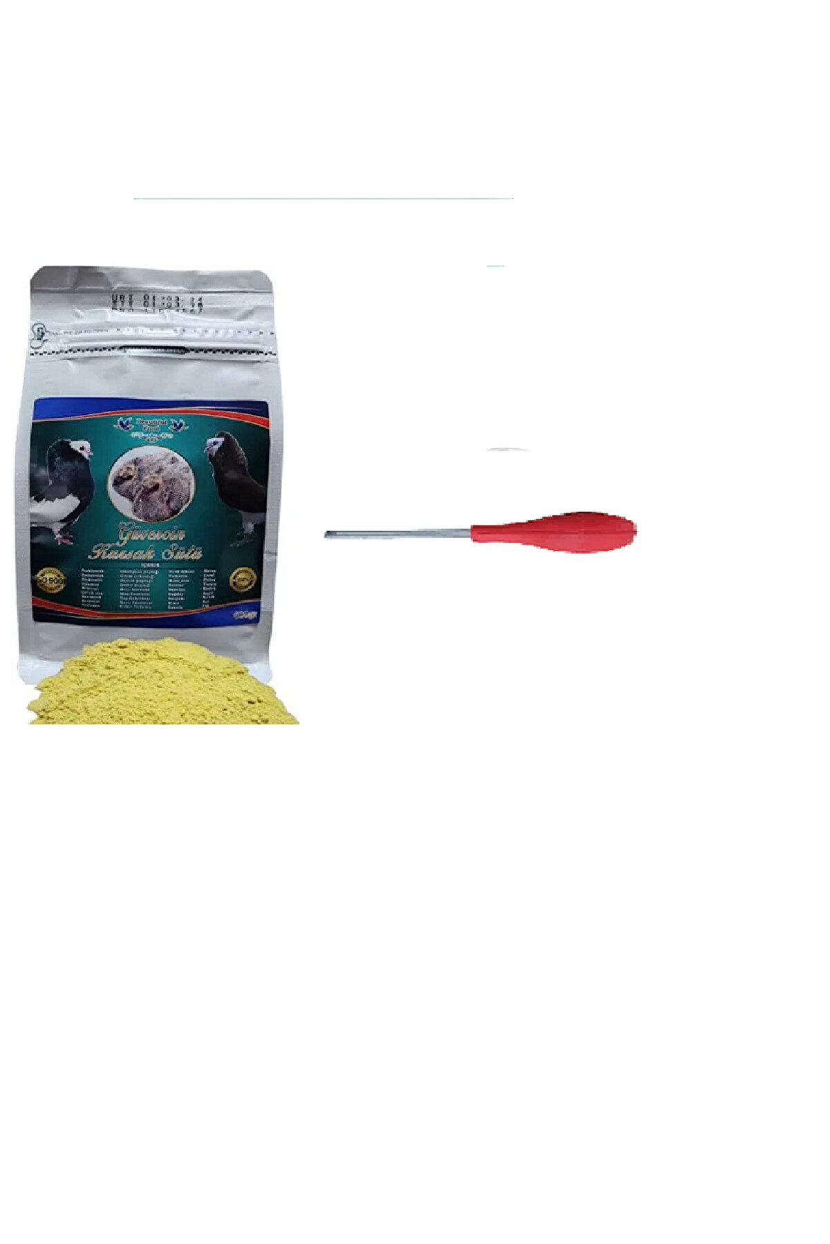 Beauti̇ful Yavru G&uuml;verci̇n Elle Besleme Maması 600 Gr Ve Besleme Pompası Kısa