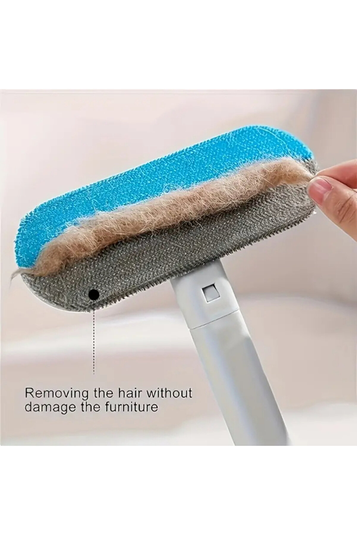 Uzun Saplı Evci̇l Hayvan Tüy Temi̇zleme Fırçası