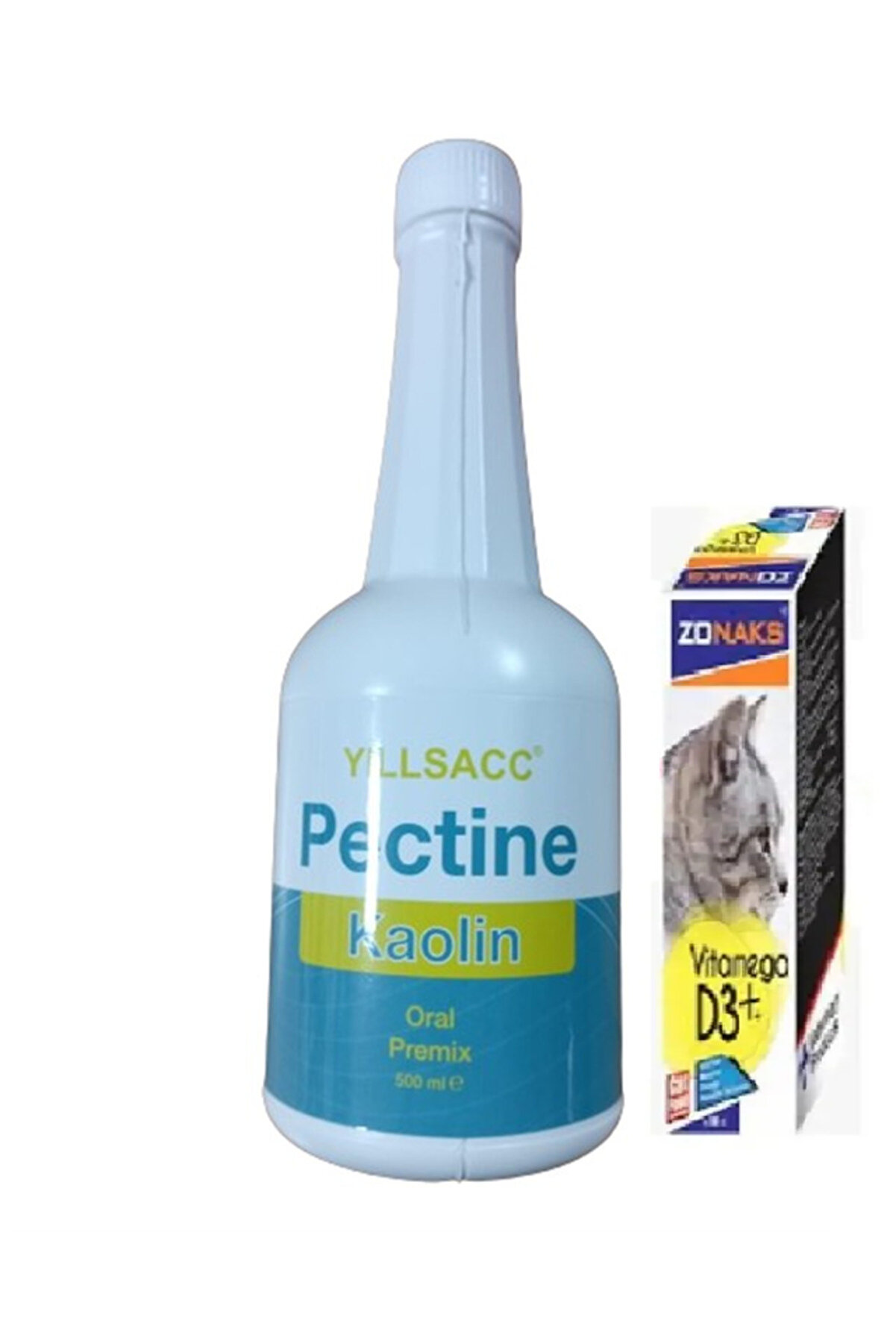 Yıldem Pecti̇n Koali̇n 500Ml + Zonax Cat Vi̇tami̇n D3 Omega 100 Ml