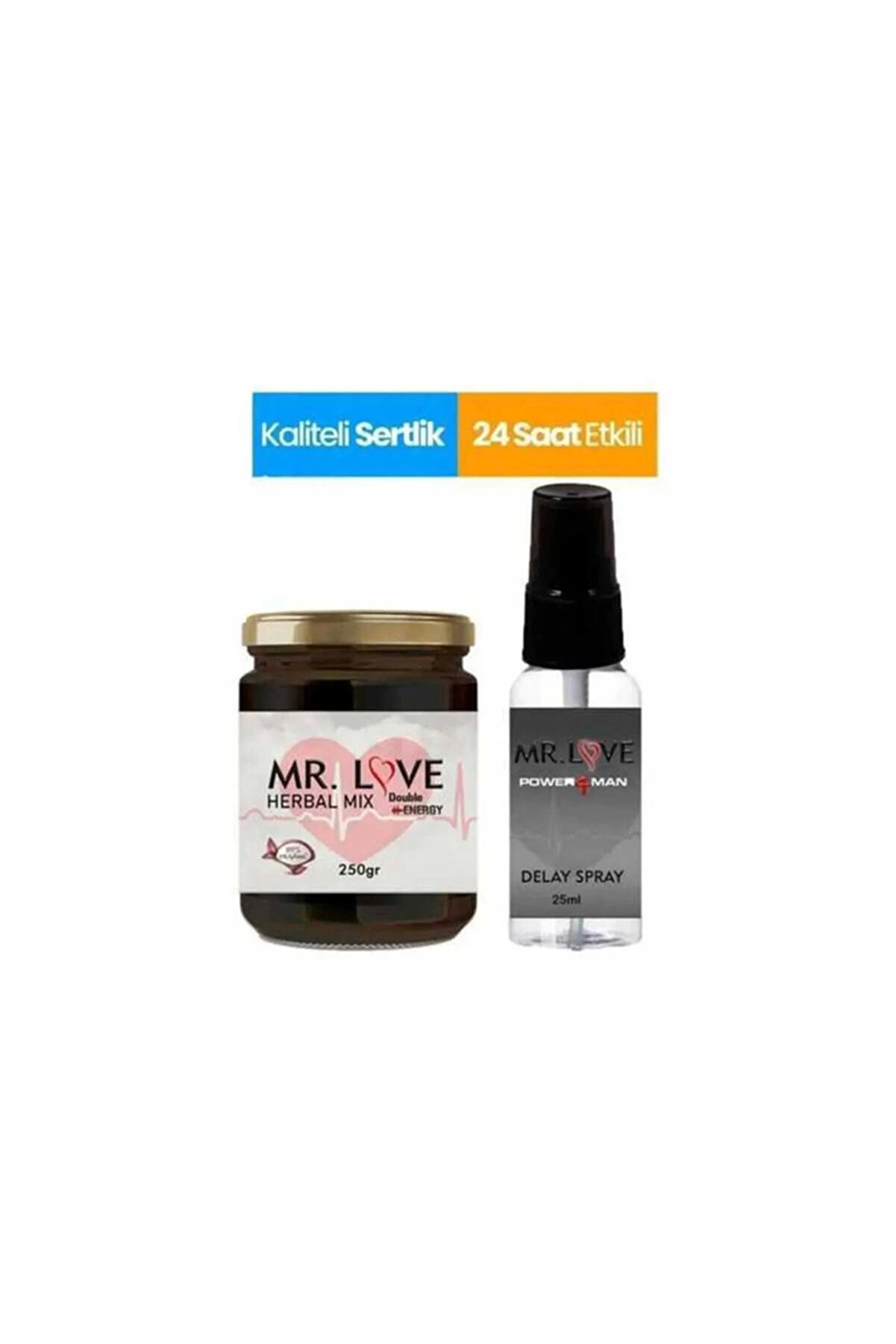 Adoi̇l Mr. Love Erkeklere Özel Doğal Macunu 250 Gr & Mr. Love Uzun Süreli̇ Sprey
