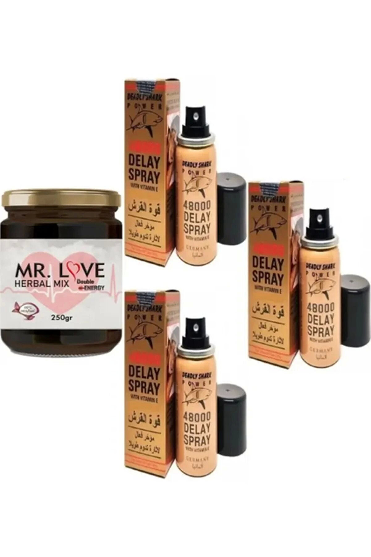 Adoi̇l Mr. Love Mrlove Gi̇nsengli̇ 250 Gr Ve Spray 3 Adet