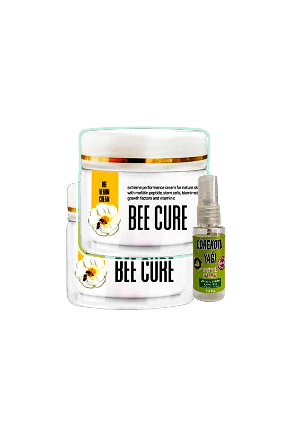 Adoil Bee Cure 2x100 ml Rahatlatıcı Bakım Kremi+Çörek Otu Yağ ile