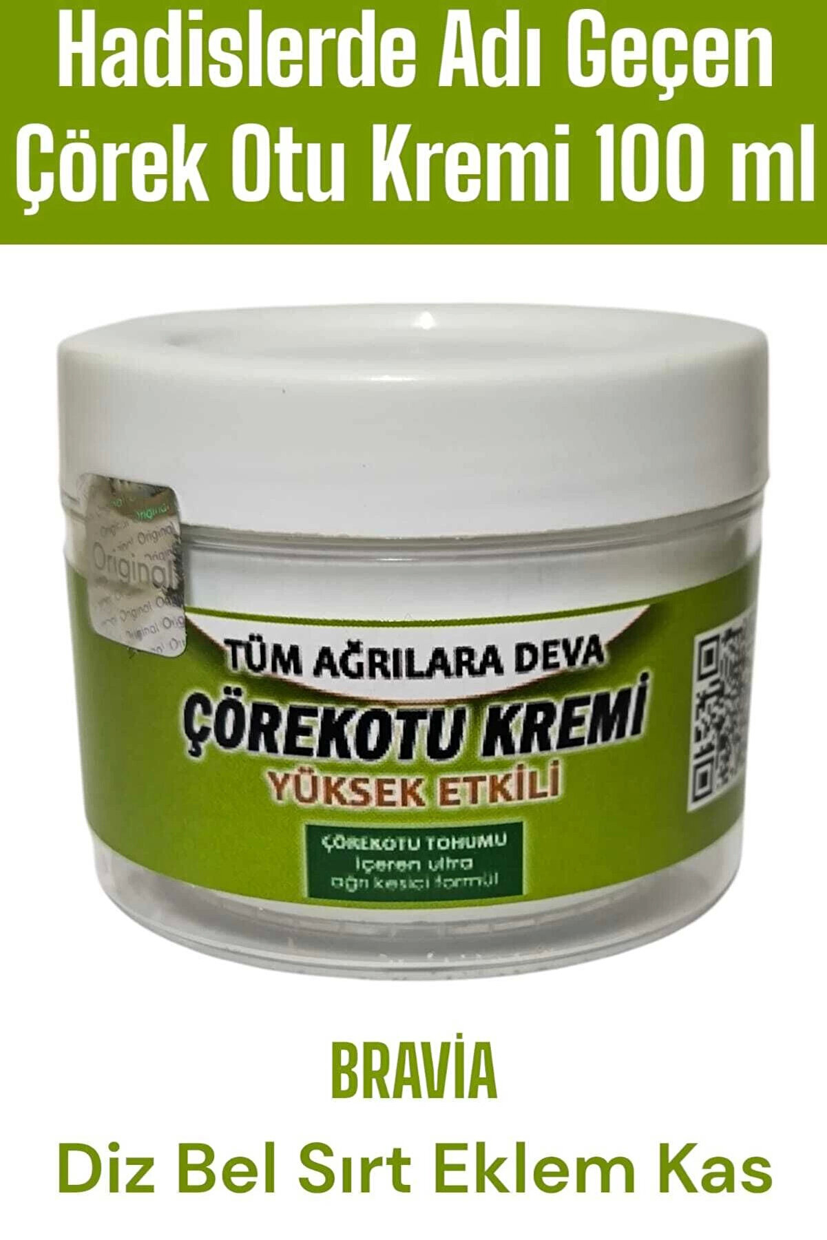 Adoil Bravia Çörek Otu Kremi 100 ml 1 Adet