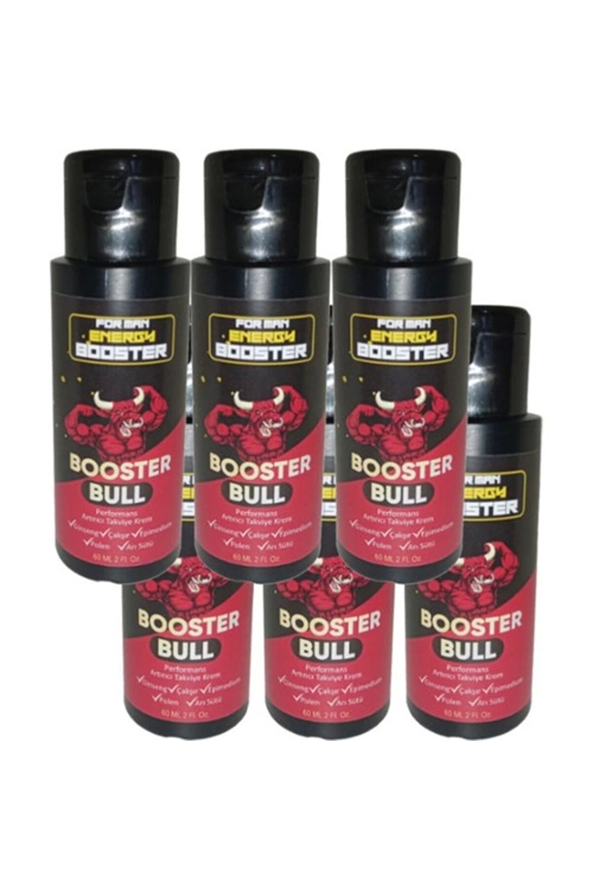 Adoil Booster Bull 6 Tane Birden Erkeklere Özel Krem 60 ml / 6 Adet 60 ml