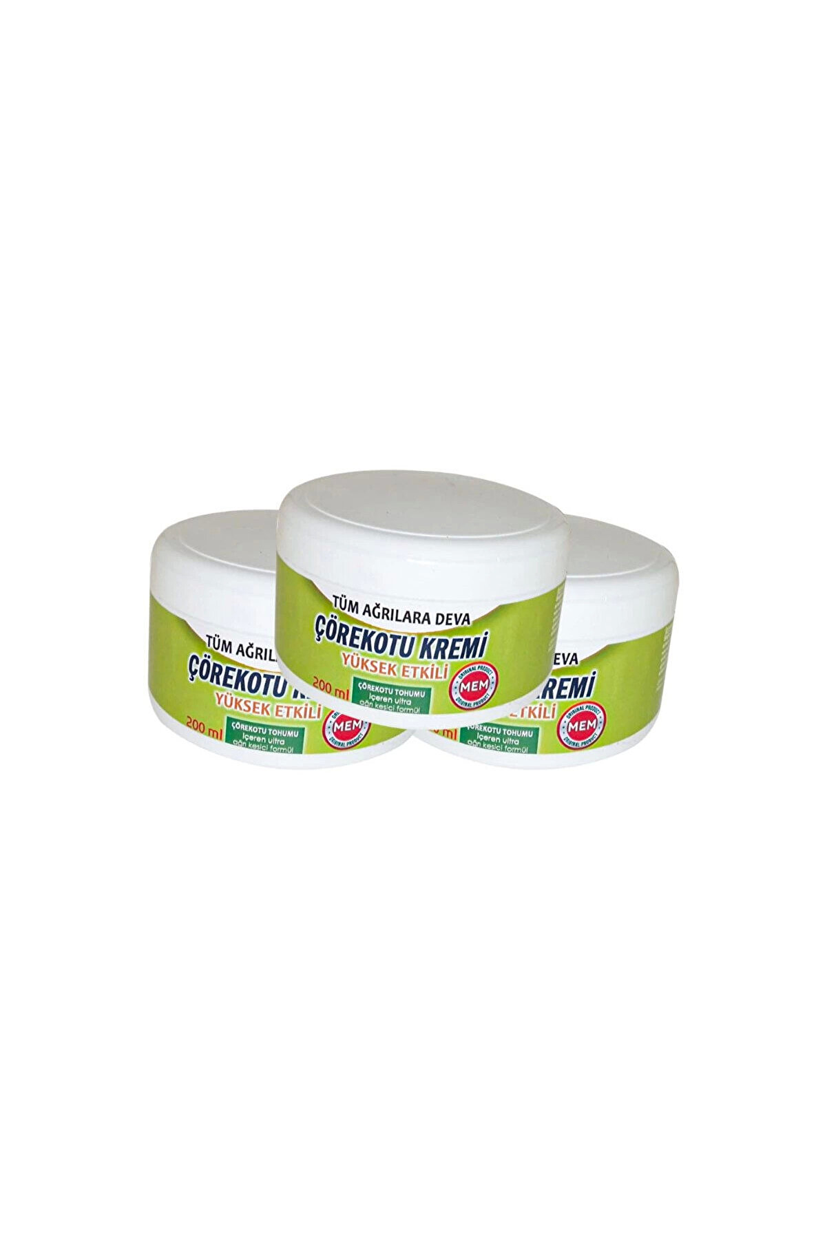 Adoil Çörek Otu Kremi Green Box 200 ml - 3 Adet Rahatlatıcı Krem