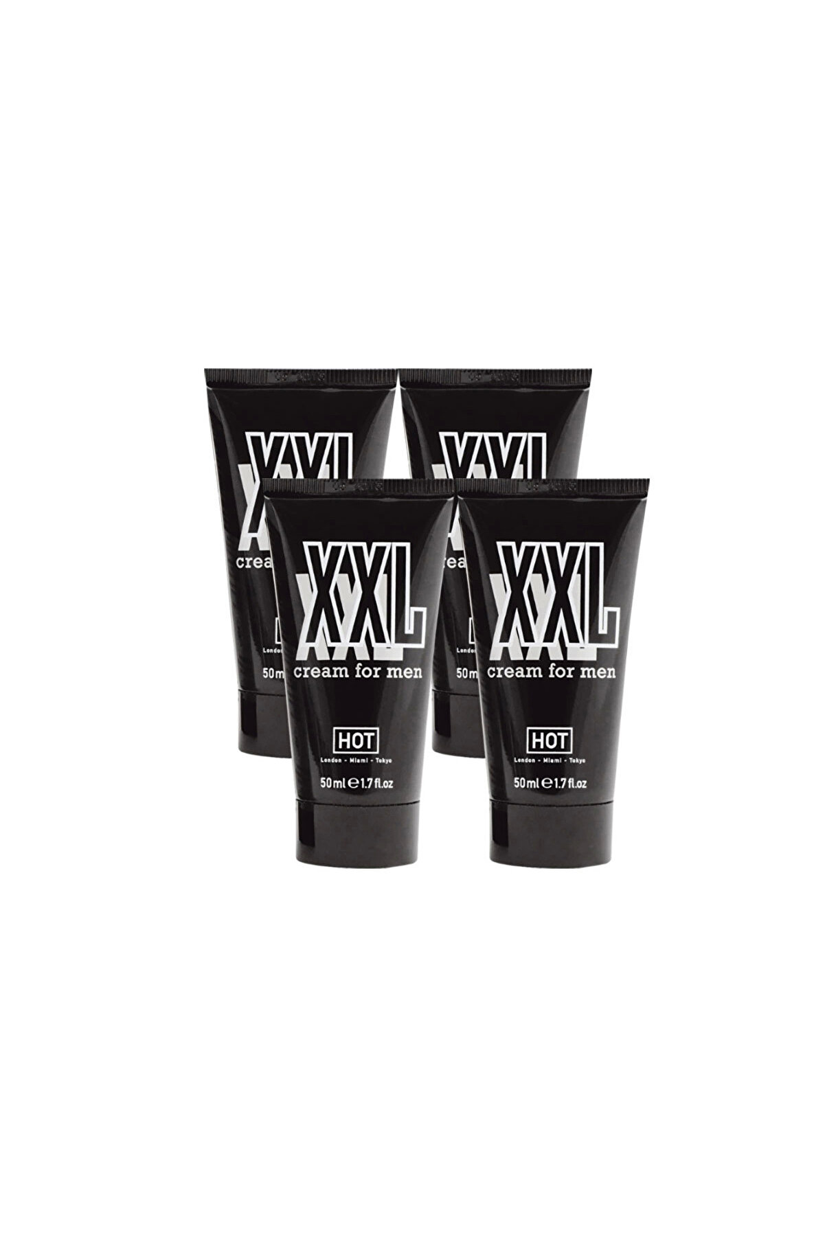Adoil HotXXL Cream Men Hardener Delayer Enlarger 4lü adet x 50 ml Erkeklere Özel Boyut Kremi