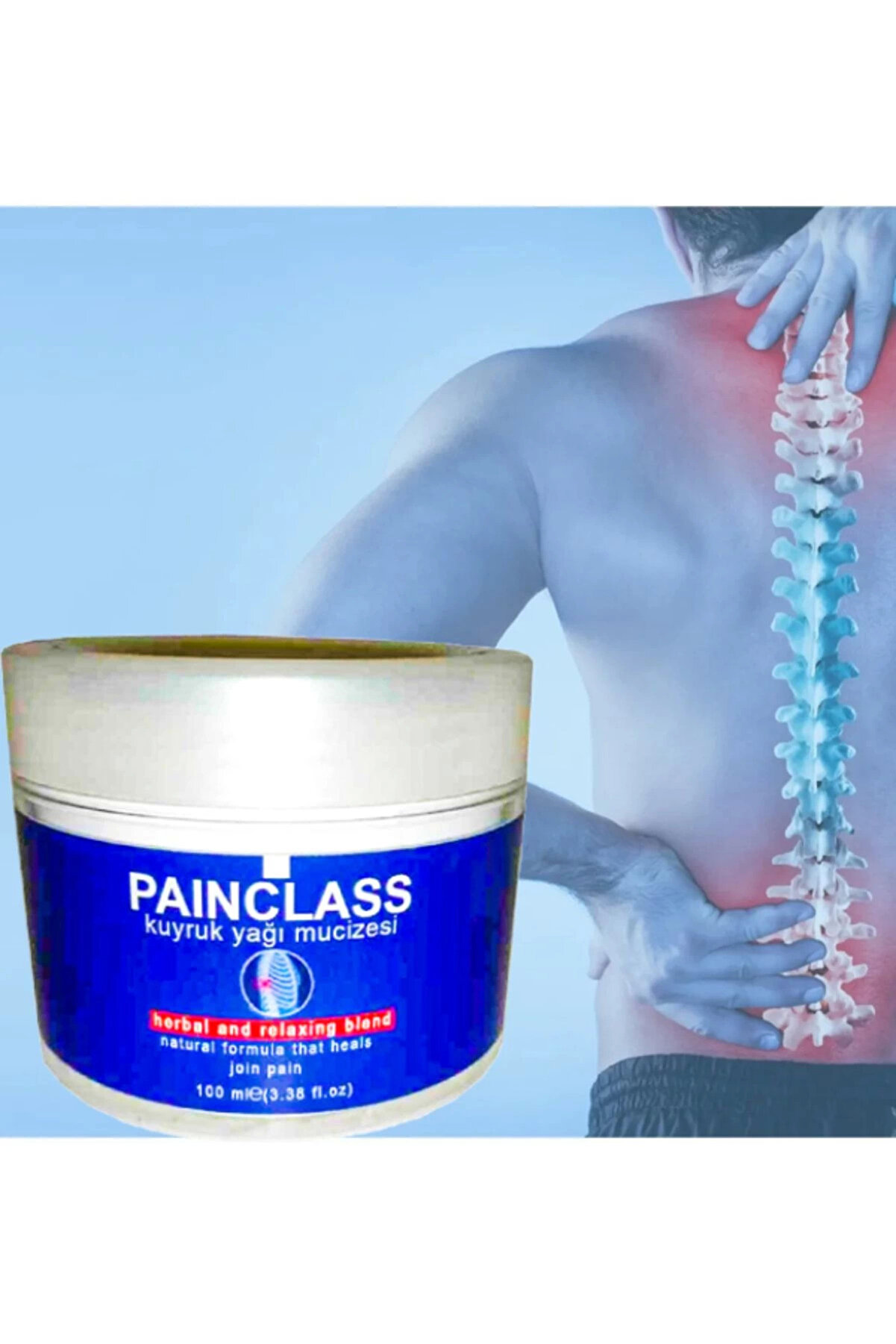 Kuyruk Yağı Muci̇zesi̇ Rahatlatıcı Krem Pai̇nclass 100 Ml X 2 Adet