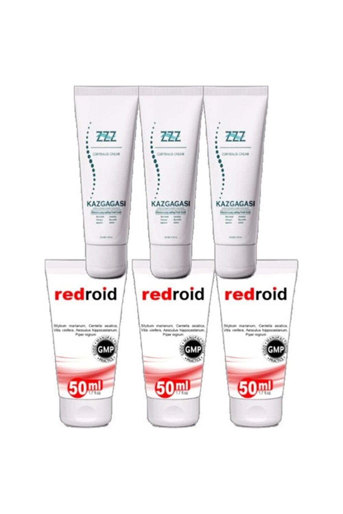 Adoil Kaz Gagası 100 ml Rahatlatıcı Kremi Redroid Rahatlatıcı Için 50 ml Set Paket