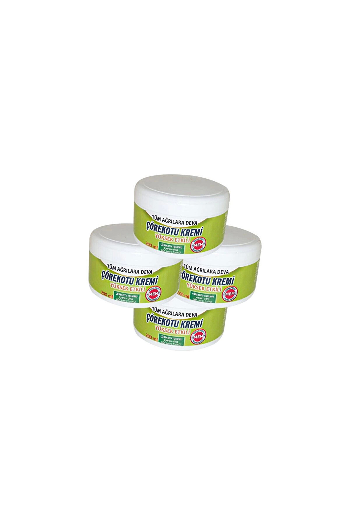 Adoil Çörek Otu Kremi Green Box 200 ml - 4 Adet Rahatlatıcı Krem