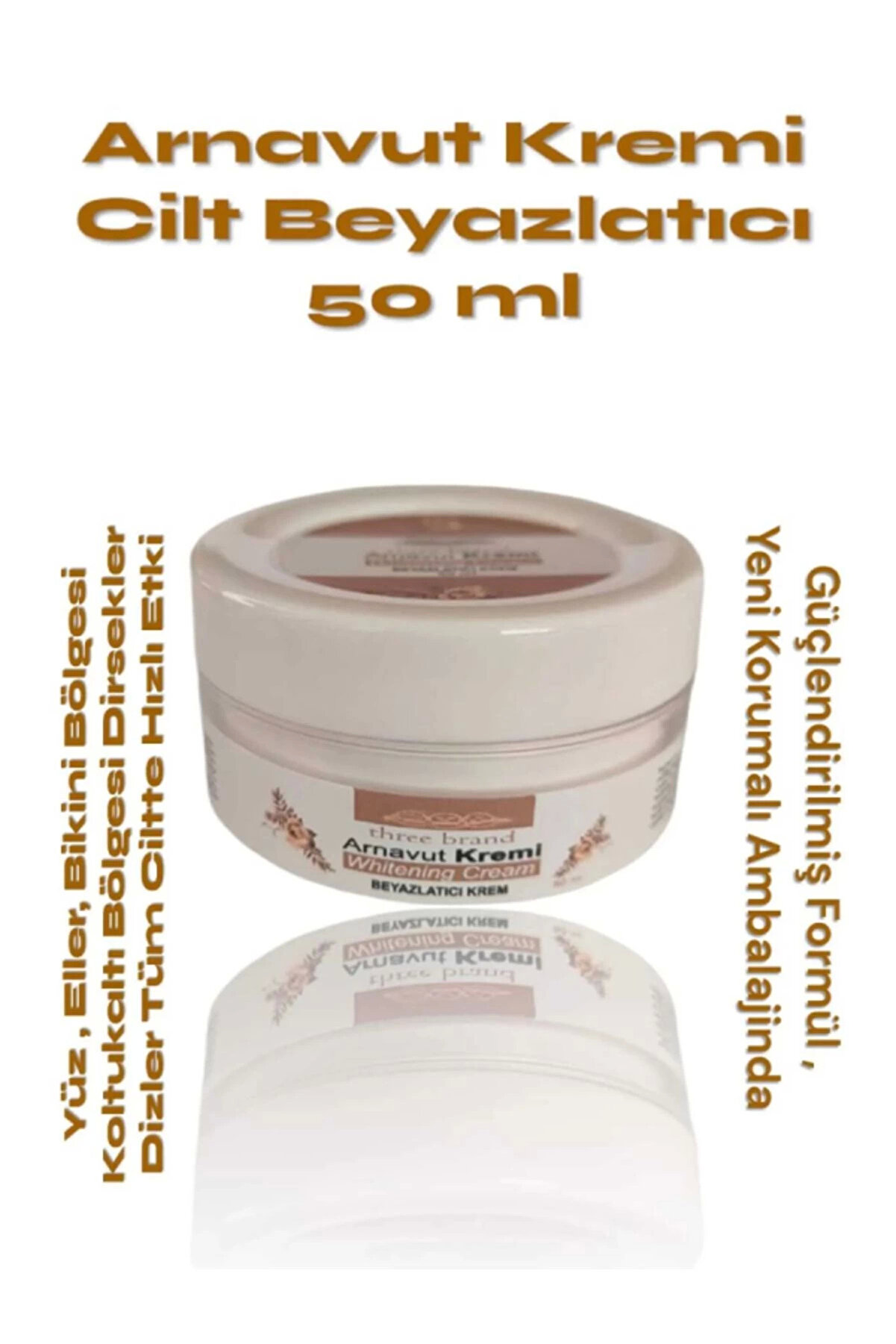 Adoil Three Brand Whitening Cream Arnavut Kremi 100 ml Aklık Kremi x 1 Adet