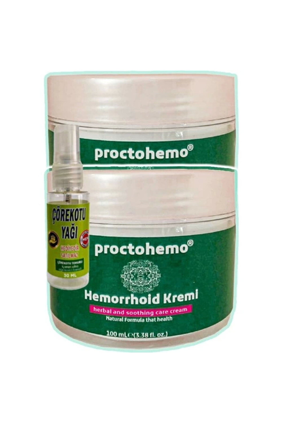 Adoil Proctohemo Krem 100 ml x 2 adet + Çörek Otu Yağı 30 ml