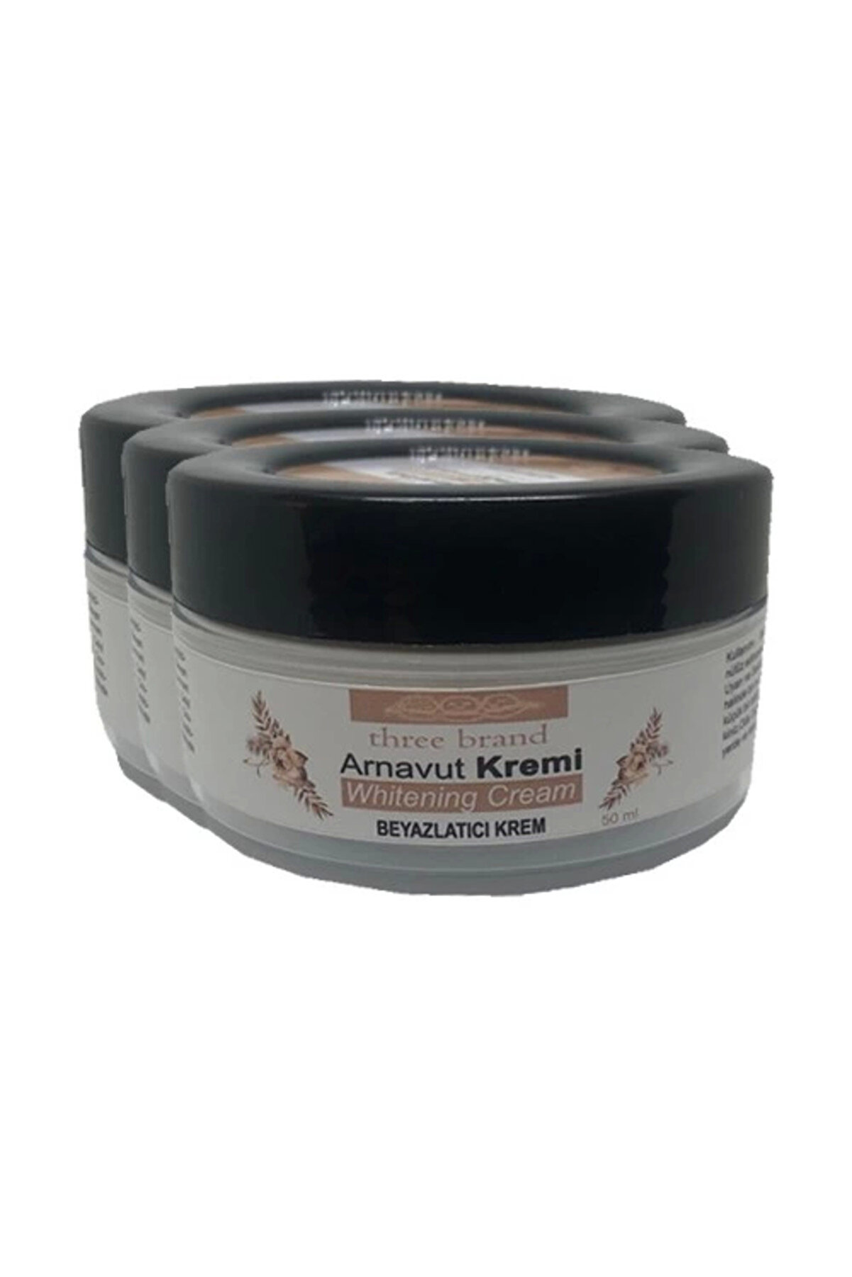 Three Brand Whi̇teni̇ng Cream 3 Adet Arnavut Kremi̇ 50Ml Aklık Kremi̇ Ile 120Ml Playboy Masaj Yağı