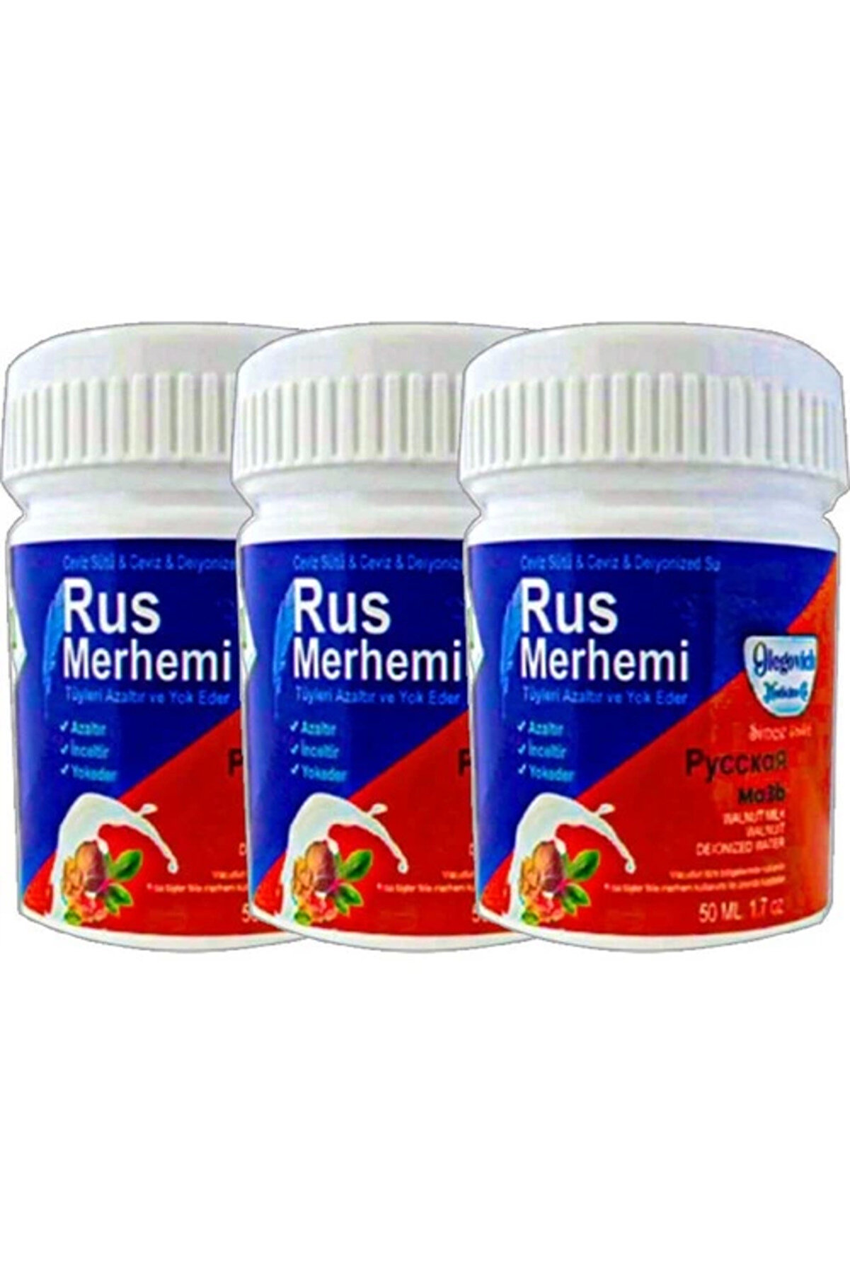 Adoil Glegnd Blue 3lü x 50 ml Tüylere Krem Russ Merhemi