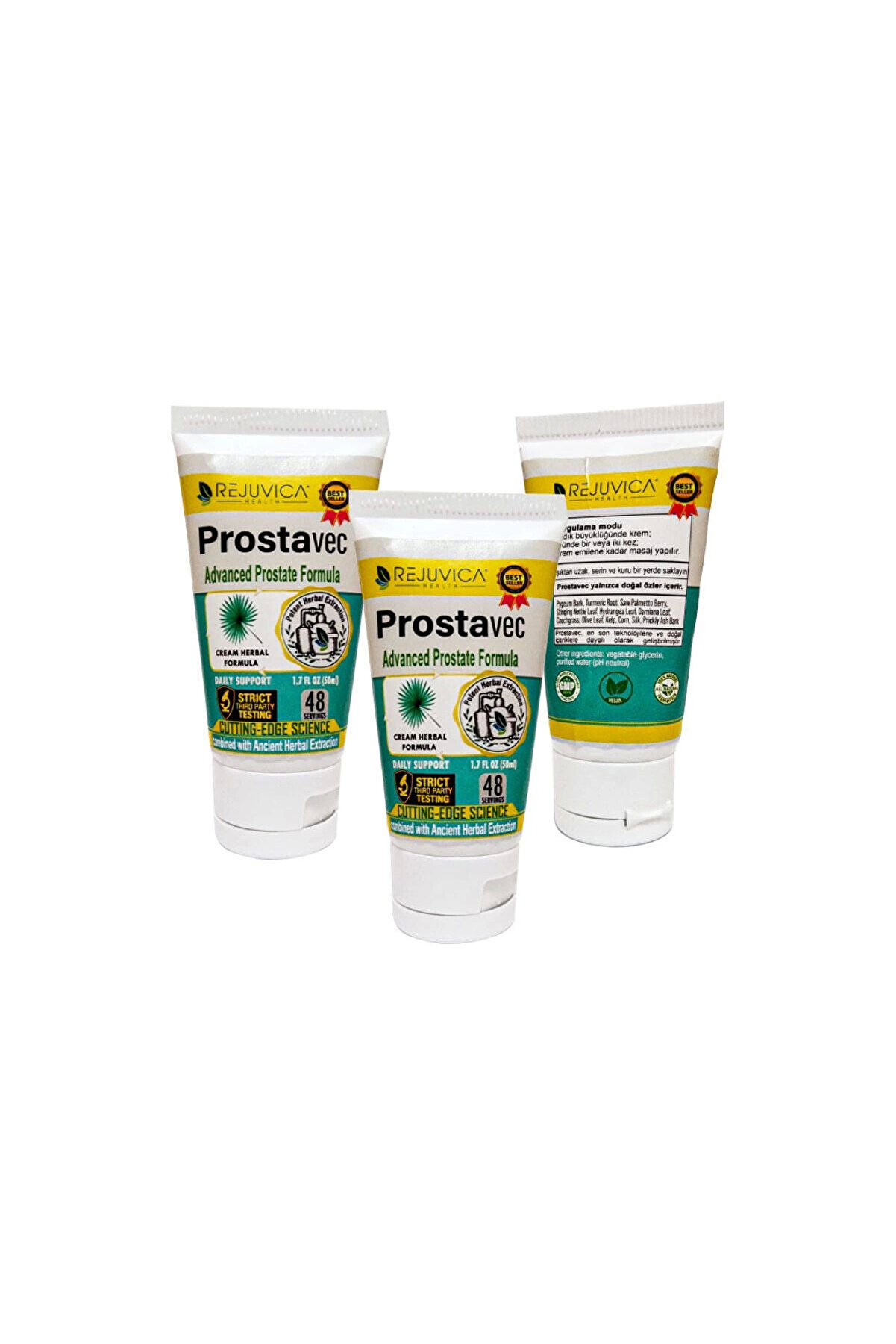 Adoil Prostavec Cream 50 ml 3 Adet / Erkeklerin Özel Sorununa Destekleyici Krem