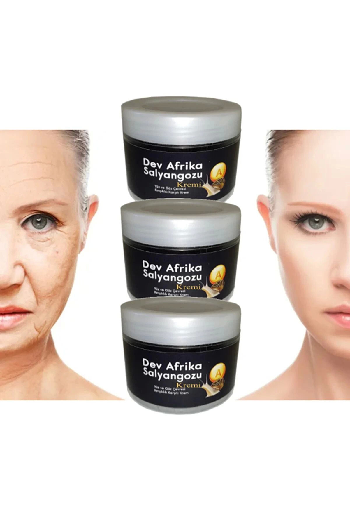 Genel Markalar Das Dev Arfri̇ka Salyangozu Kırışıklık Yara İlti̇hap Karşıtı Krem 100 Ml X 3 Adet