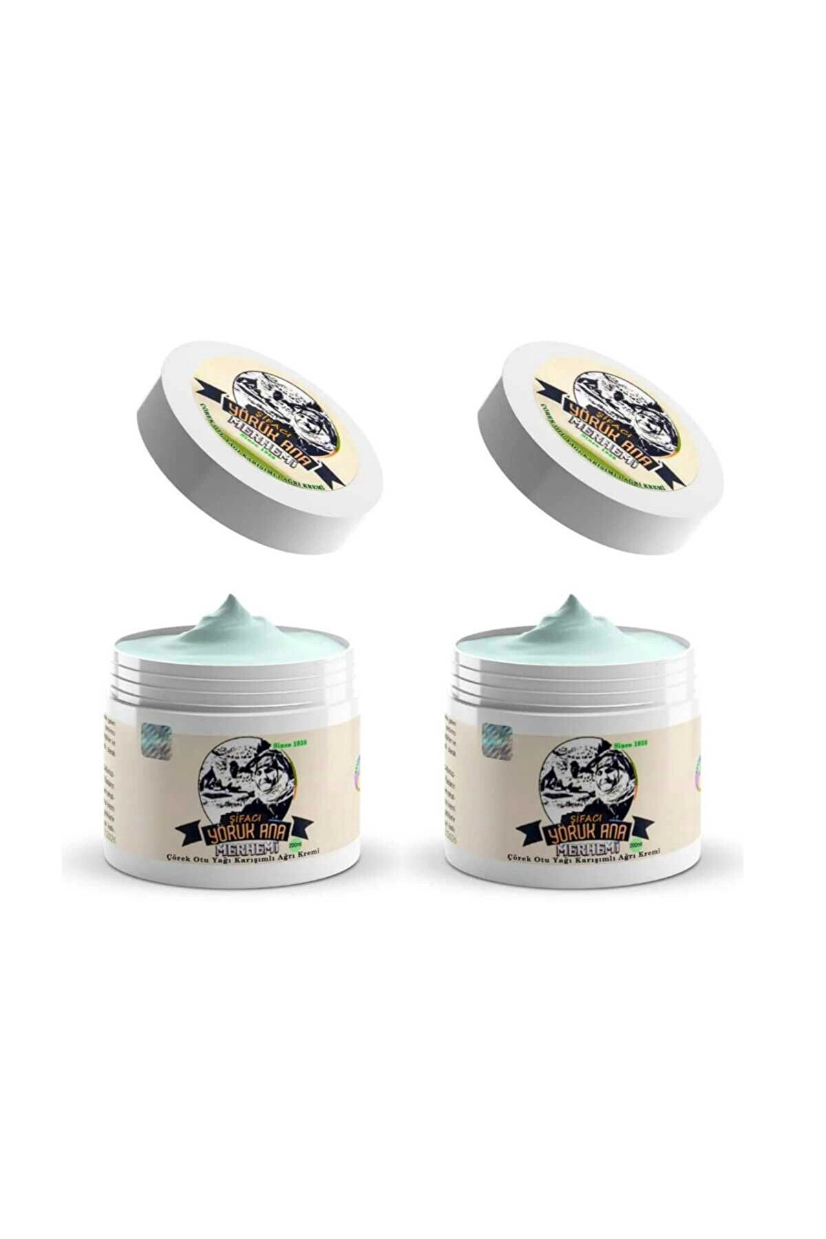 Adoil Yörüklü Merhemi Çörek Otu Yağı Karışımlı Vücut İçin Etkili Doğal 200 ML x 2 Adet