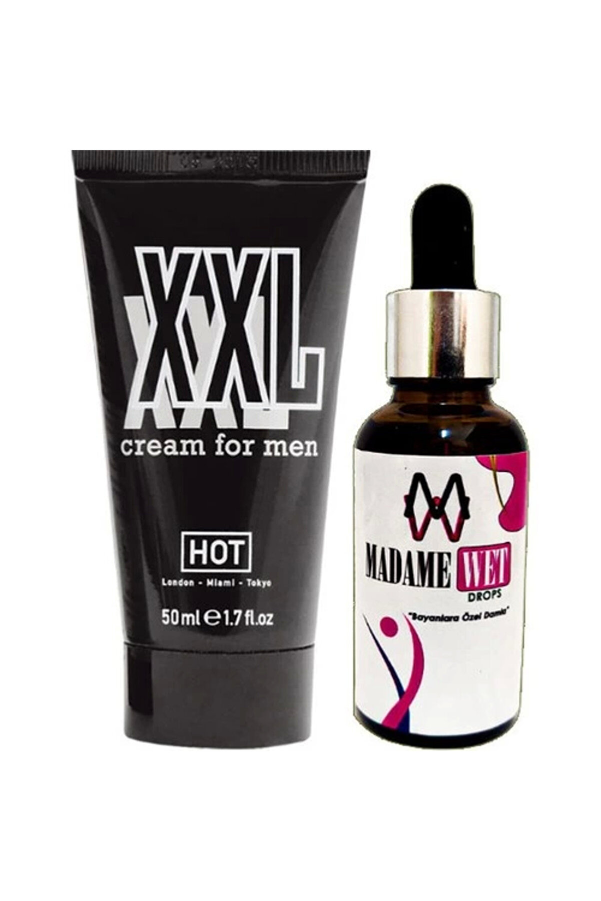 Adoi̇l Hotxxl 50 Ml Erkeklere Çap Boy Krem + Yanında 1 Şi̇şe Madamewet Kadını Içecek