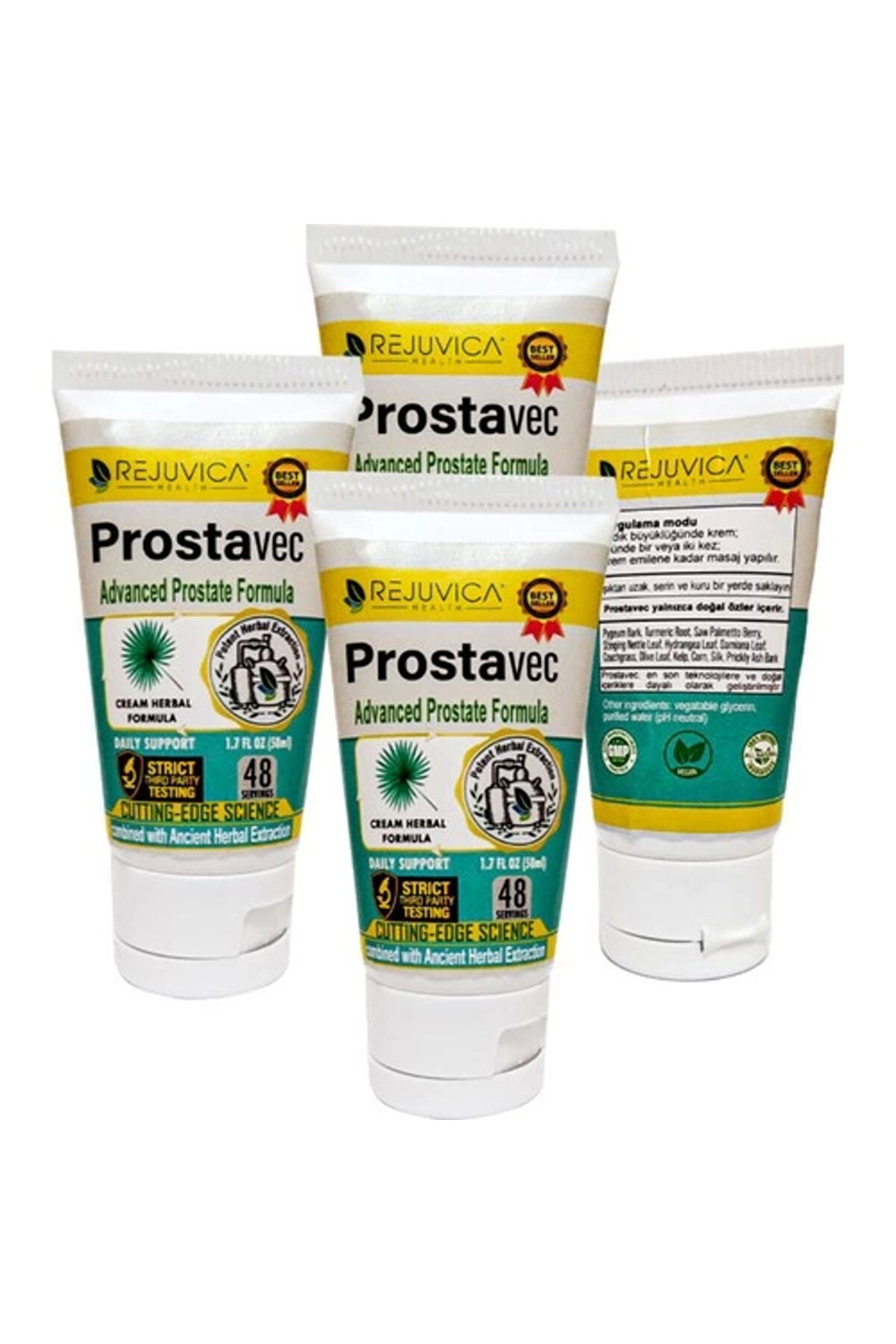 Adoil Prostavec 4 tane x 50 Ml Krem Erkeklere Özel Yer Kremi