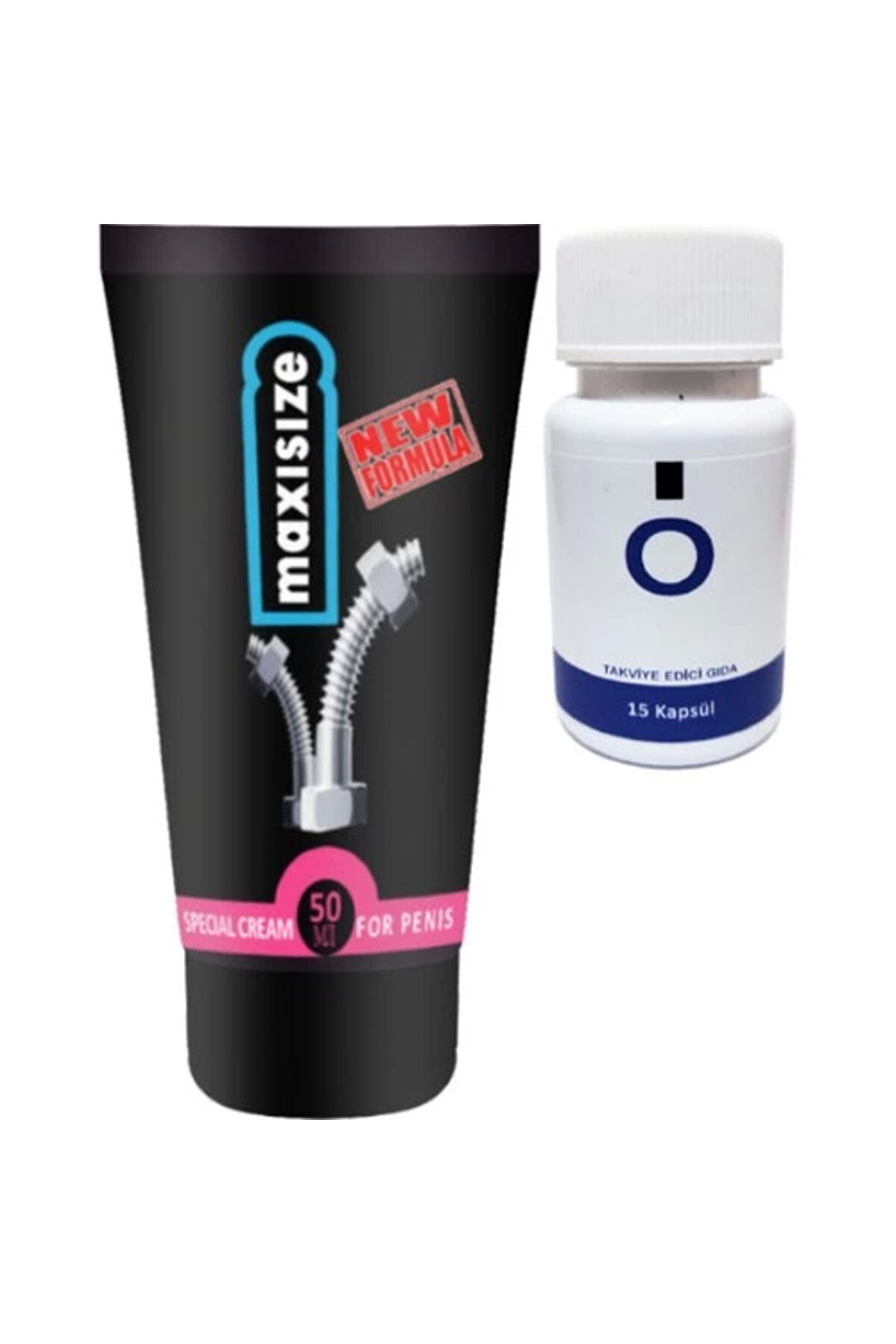 Adoil Maxsize Erkeğe Özel 50 ml Krem + Yanında O Caps 15'li Erkeğe