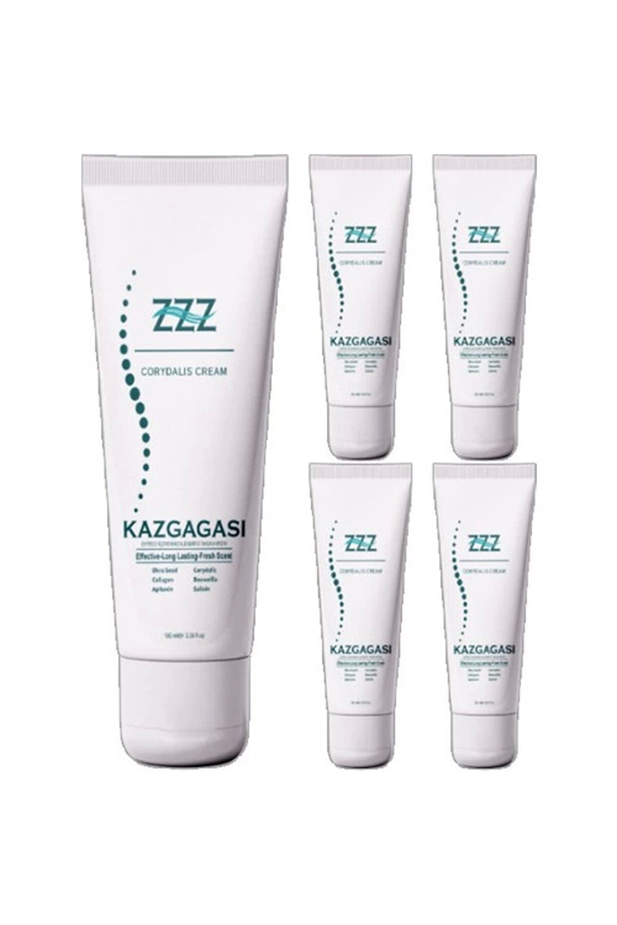Adoil ZZZ Kaz Gagası 5 Adet Özel Karışımlı 100 ml Rahatlatıcı Masaj Kremi