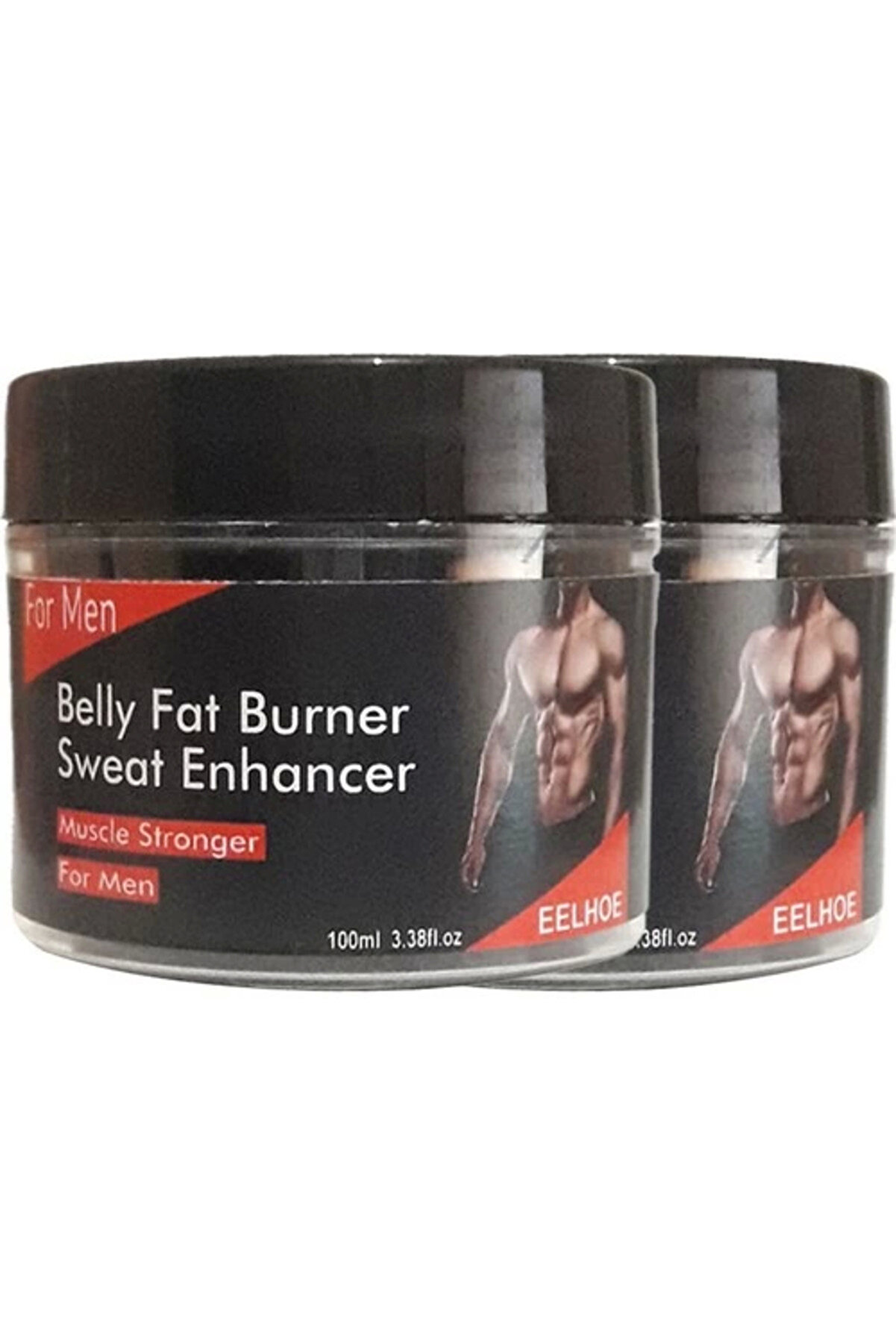 Adoil Eelhoe 2li Adet Belly Fatburner Sweat Enhancer Erkeklere Özel Vücut Şekillendirici Kremi 100 ml