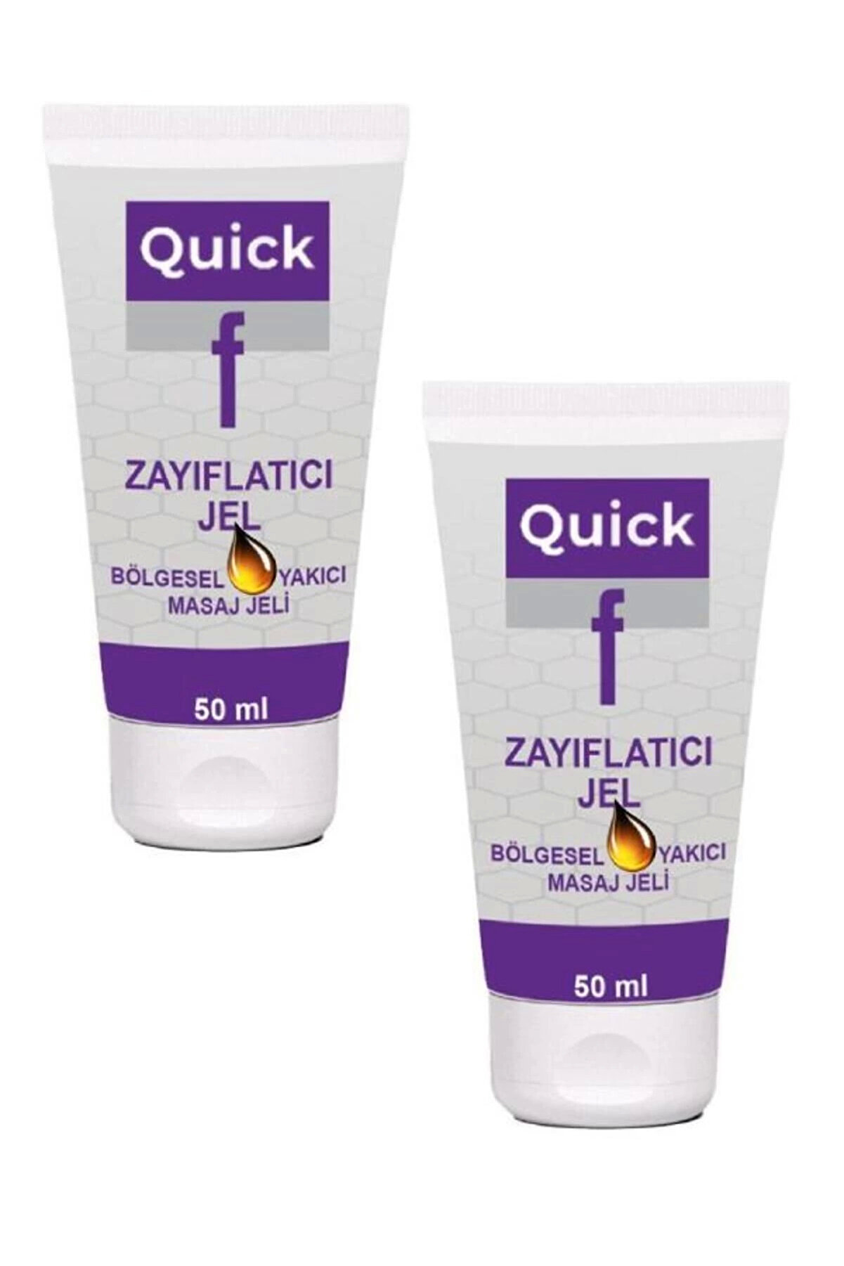 Qui̇ck Gel Masaj Kremi̇ 50 Ml X 2 Ad