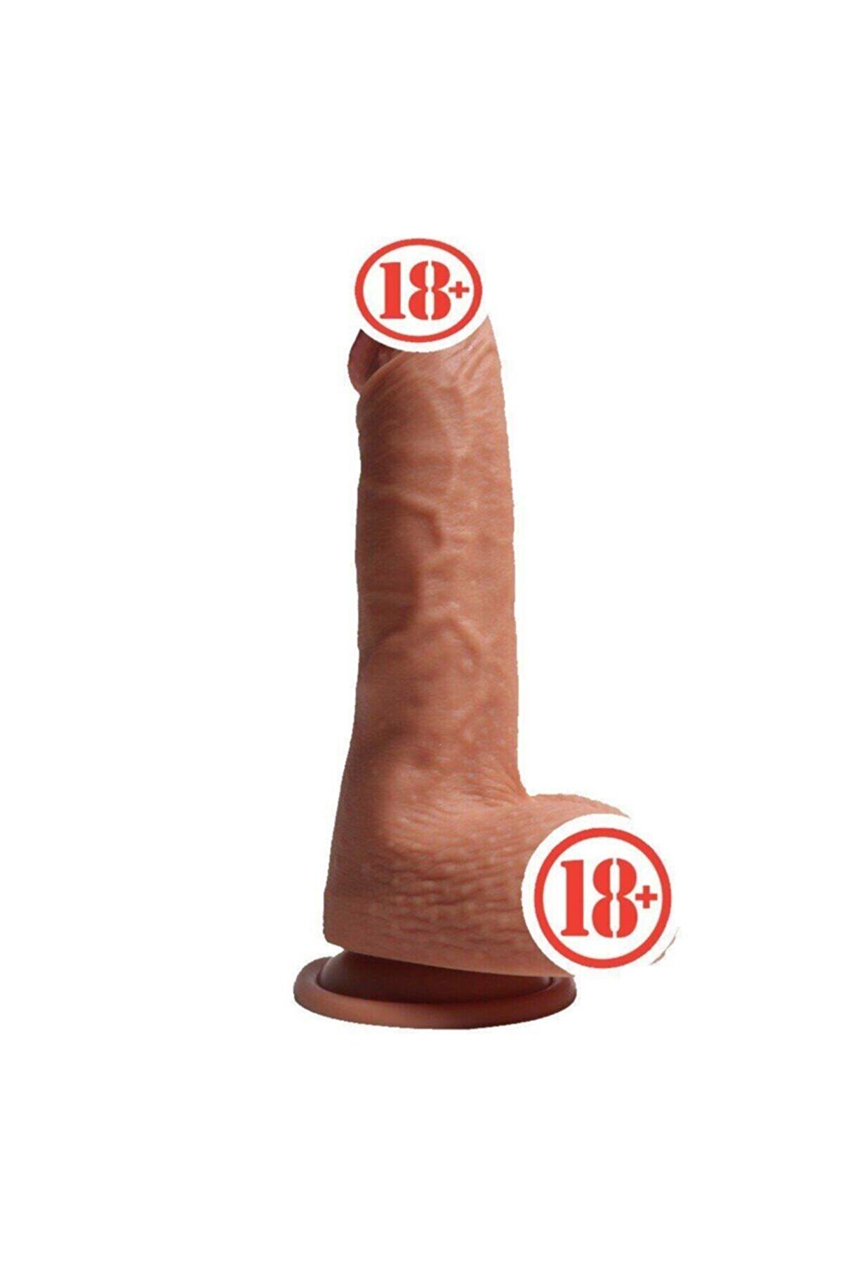 Meyrabest Yumuşak Dokulu &Ccedil;i̇ft Katmanlı Reali̇sti̇k Di̇ldo 22 Cm