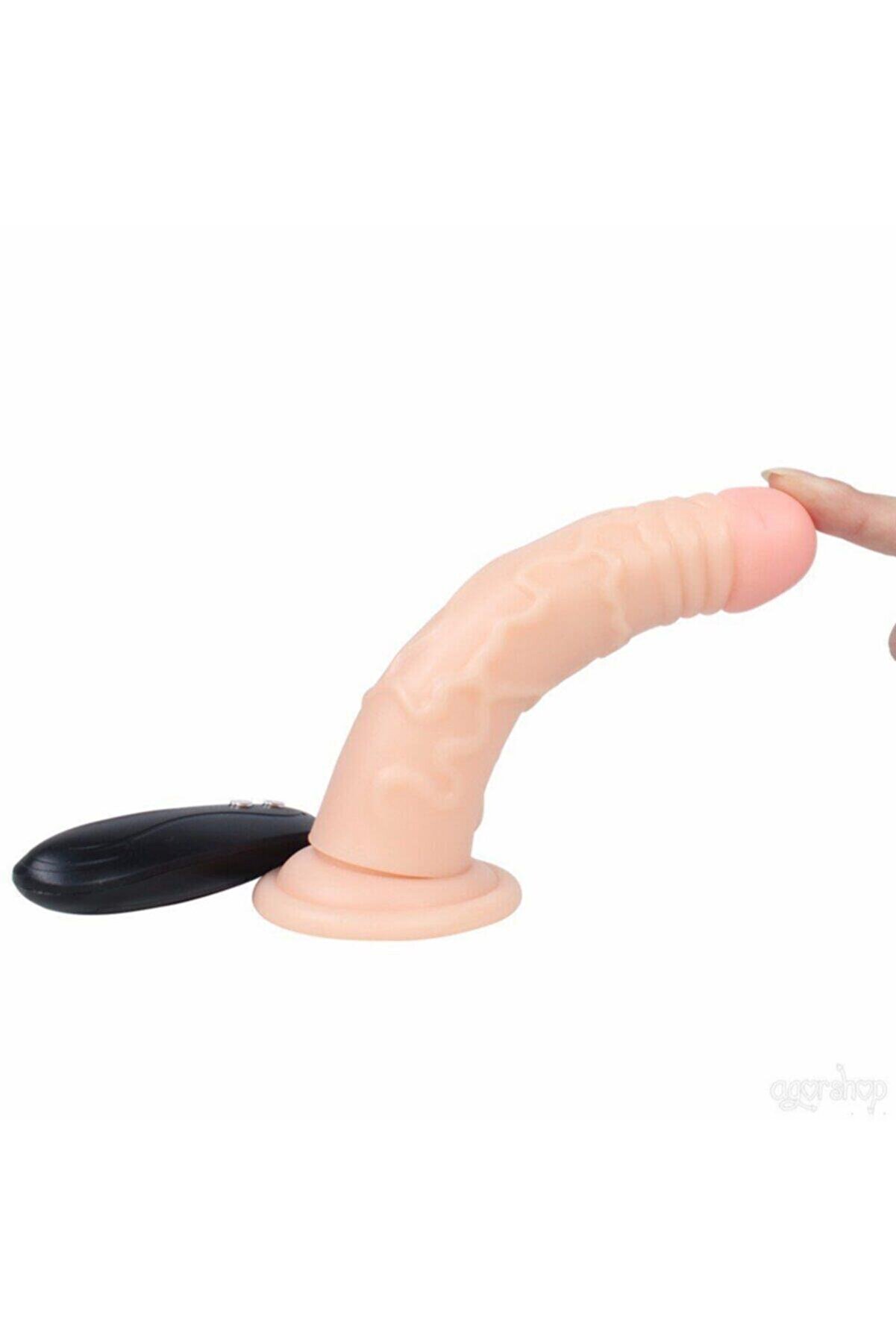 Meyrabest Gln 14 Cm Anal Ve Vaji̇nal Kullanılabi̇len 20 Modlu Ti̇treşi̇me Sahi̇p Peni̇s-R441