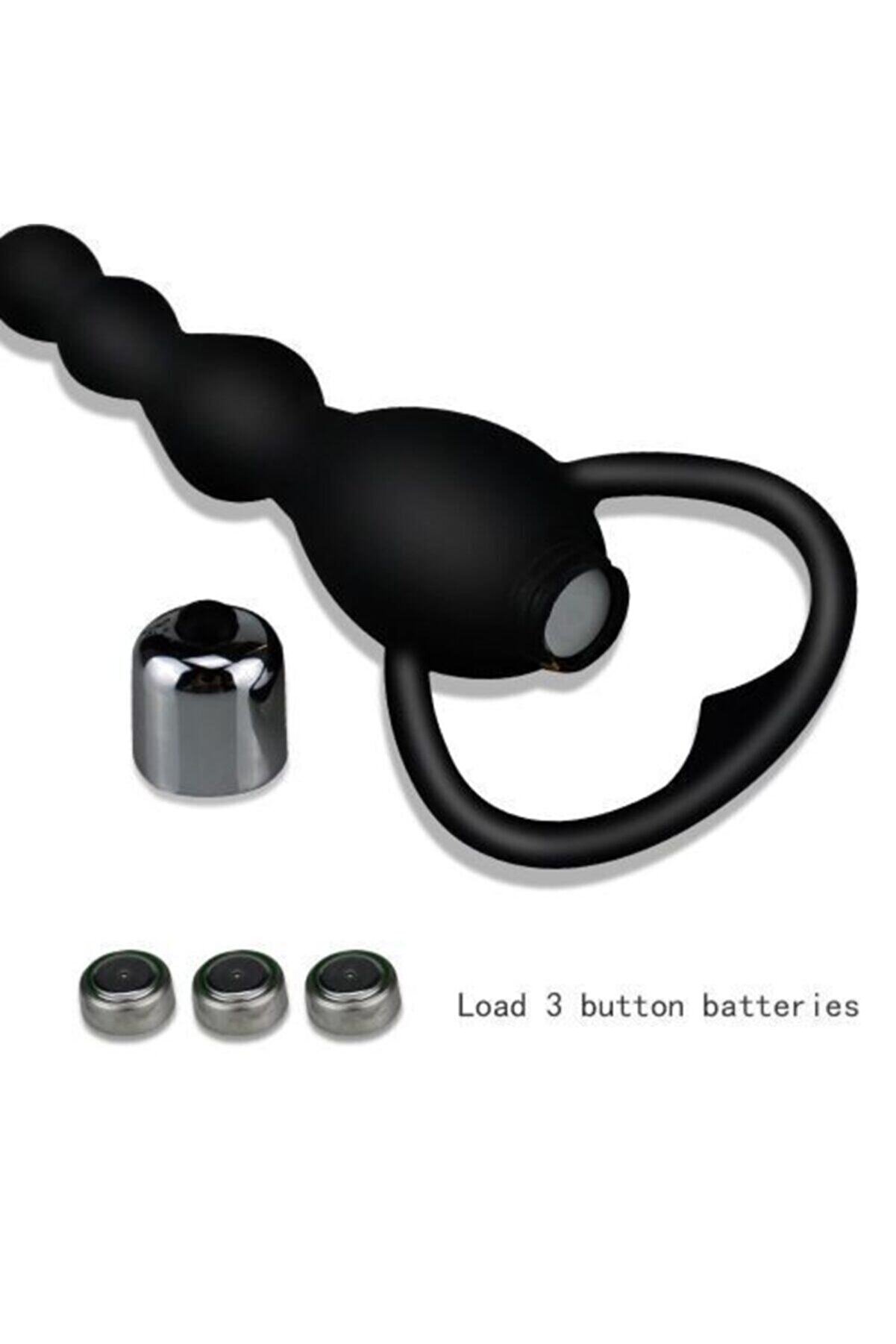 Meyrabest Kali̇teli̇ Anal Plug Boğumlu Ti̇treşi̇mli̇ Medi̇kal Si̇li̇kon Mor Anal Vi̇brat&ouml;r