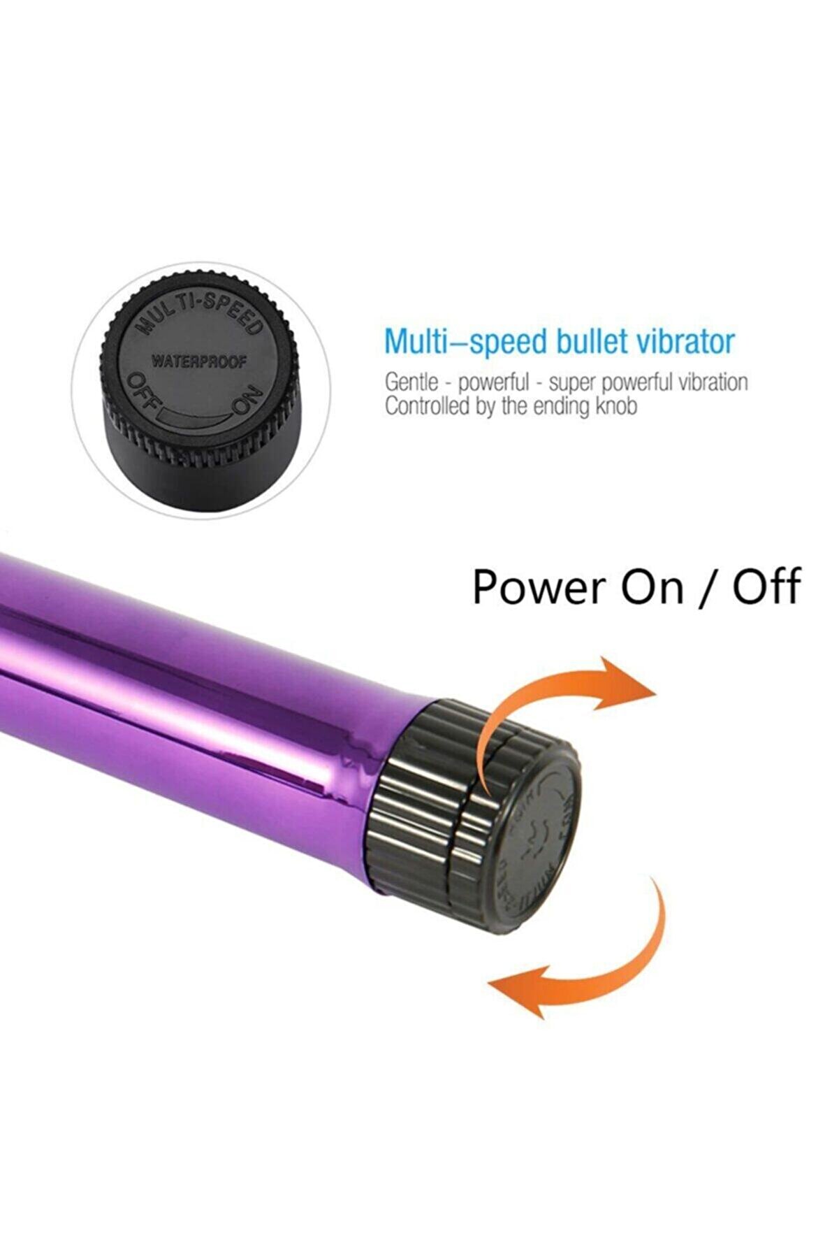 Meyrabest Meybi̇x Red Şık Metal Tasarım Anal Ve Vaji̇nal Kullanılabi̇li̇r Su Ge&ccedil;i̇rmez Vi̇brat&ouml;r