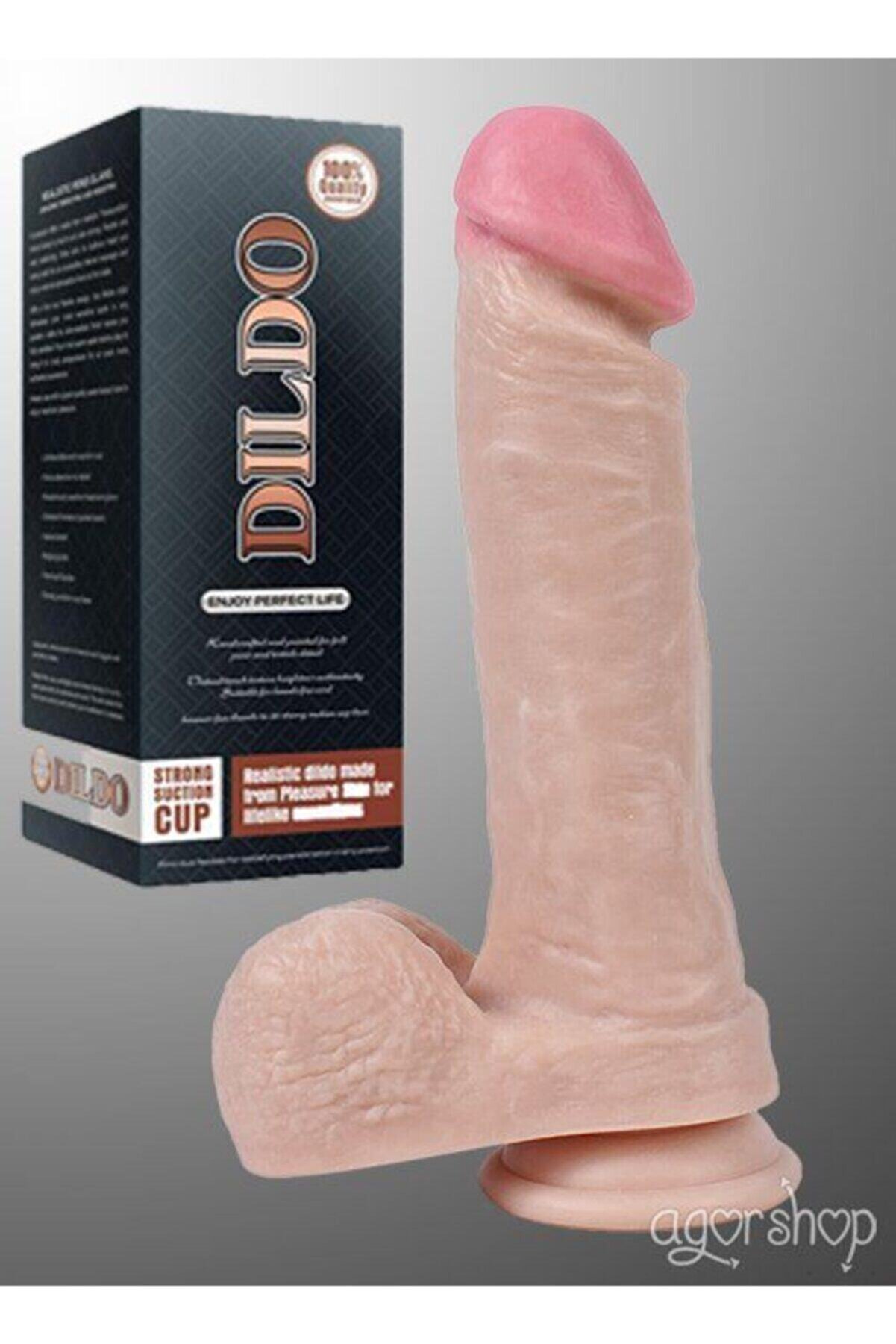 Meyrabest Di̇ldo Seri̇es Wolf Yumuşak Esnek Testi̇sli̇ Reali̇sti̇k Dokulu -R433