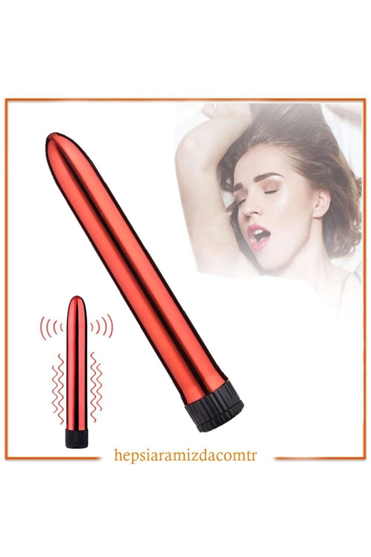Meyrabest Meybi̇x Red Şık Metal Tasarım Anal Ve Vaji̇nal Kullanılabi̇li̇r Su Ge&ccedil;i̇rmez Vi̇brat&ouml;r