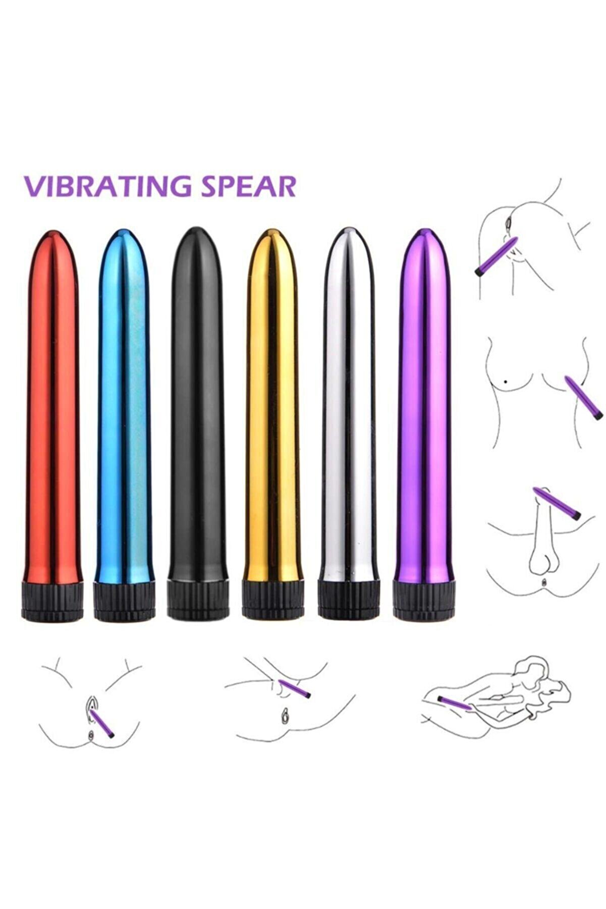 Meyrabest Meybi̇x Red Şık Metal Tasarım Anal Ve Vaji̇nal Kullanılabi̇li̇r Su Ge&ccedil;i̇rmez Vi̇brat&ouml;r