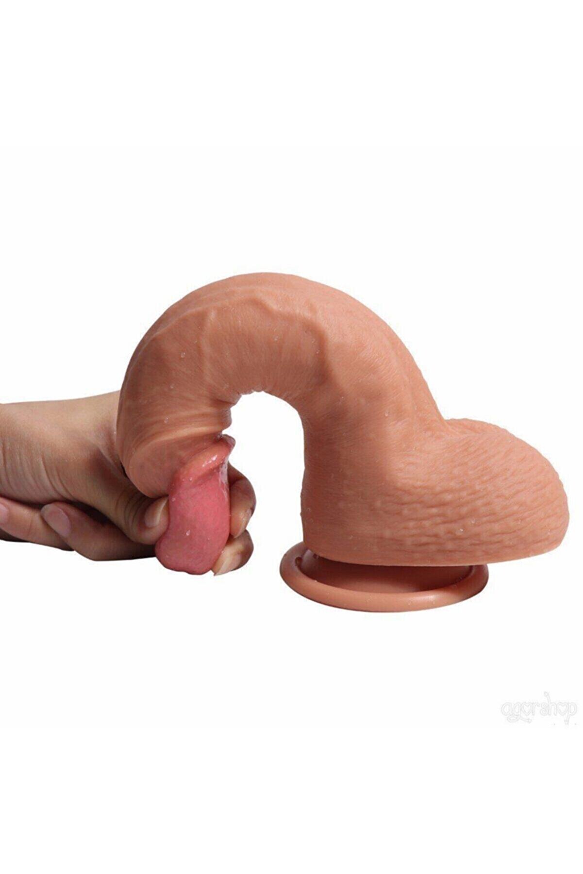 Meyrabest Ercules Plus 22 Cm S&uuml;per Yumuşak Ger&ccedil;ekci̇ Et Dokulu Reali̇sti̇k Peni̇s-R437