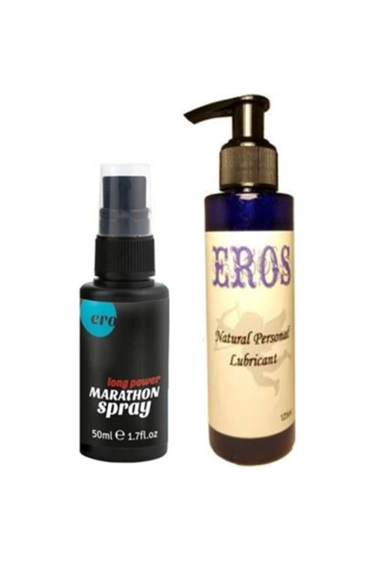 Ero Marathon Erkeklere Daha Uzun Süre Sprey 50 Ml + Eros 125Ml Lubri̇cant Gel