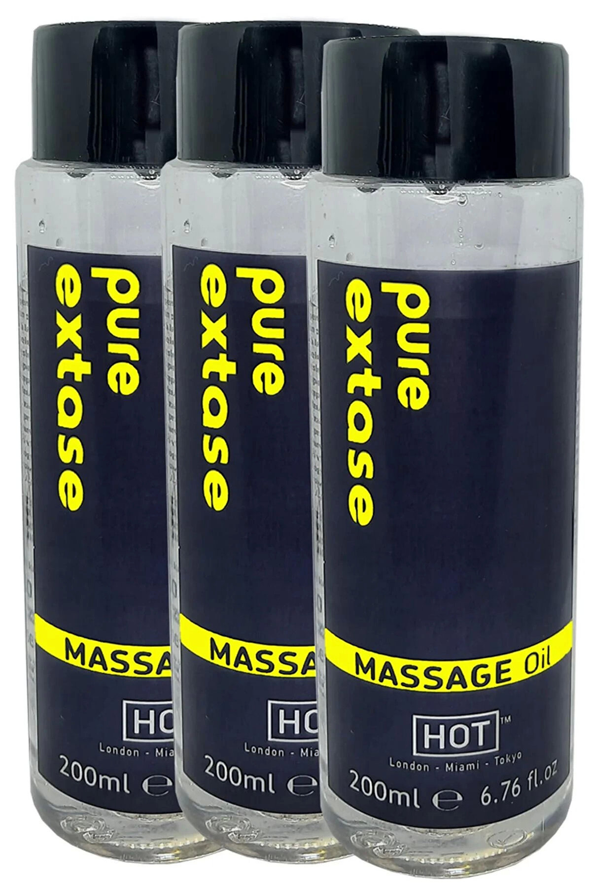 Adoil Pure Extase Massage Oil 600 ml Aromalı Masaj Yağı X 3 ADET