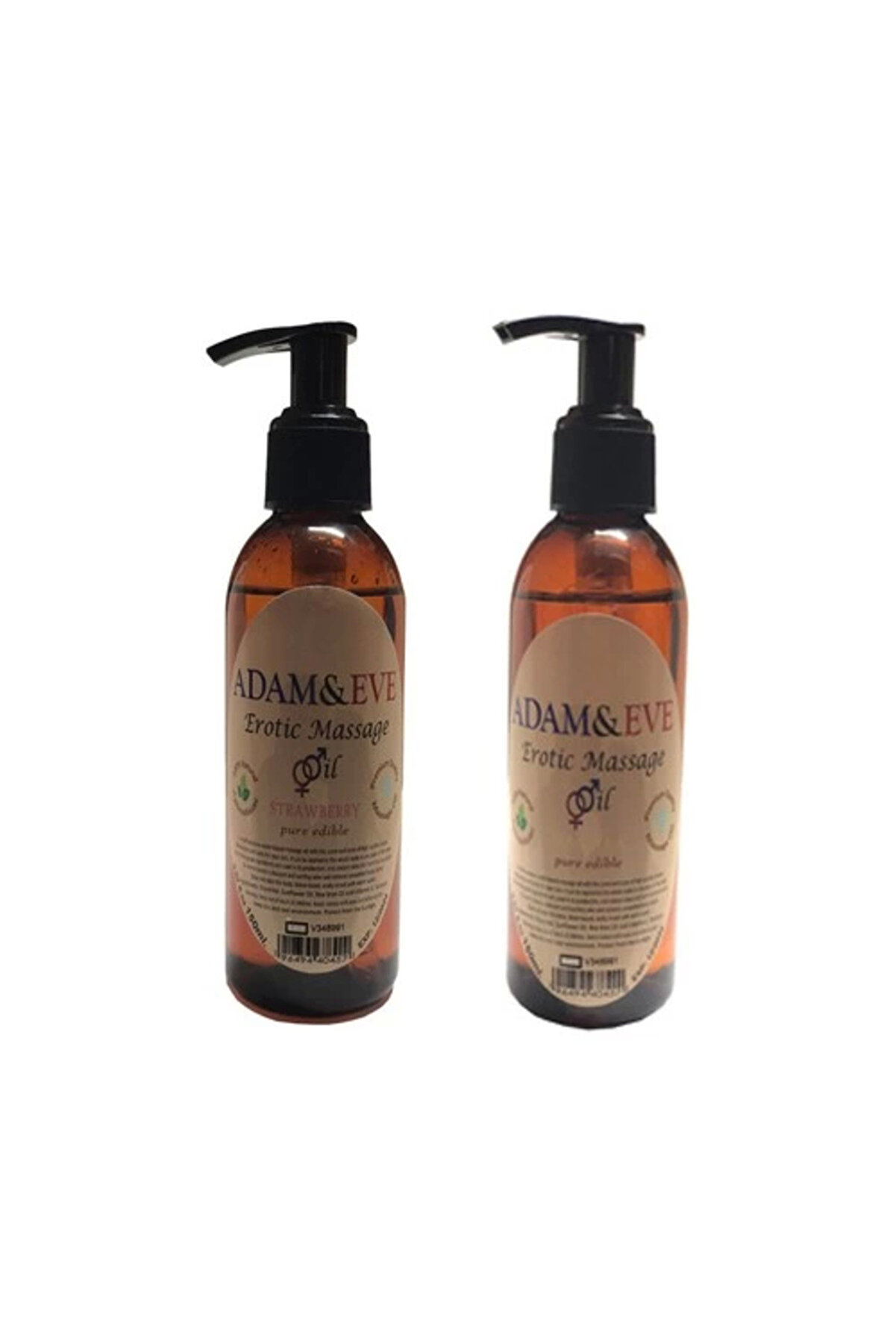 Adoil Hintohu Rekze Erkeklere Kadınlara Çilek Vanilya Aromalı Masaj Yağı Massage Oil 125ml