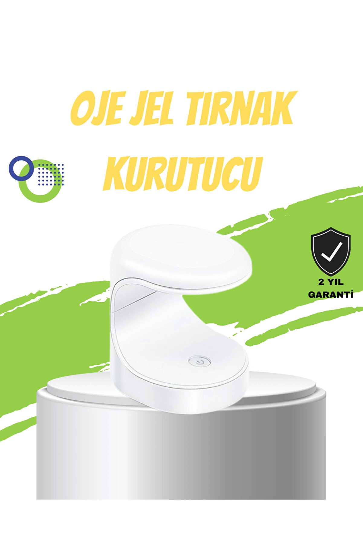 gizmurstore Mini Tırnak Kurutucu &ndash; Hızlı Kurutma İ&ccedil;in UVLED Işık Teknolojisi