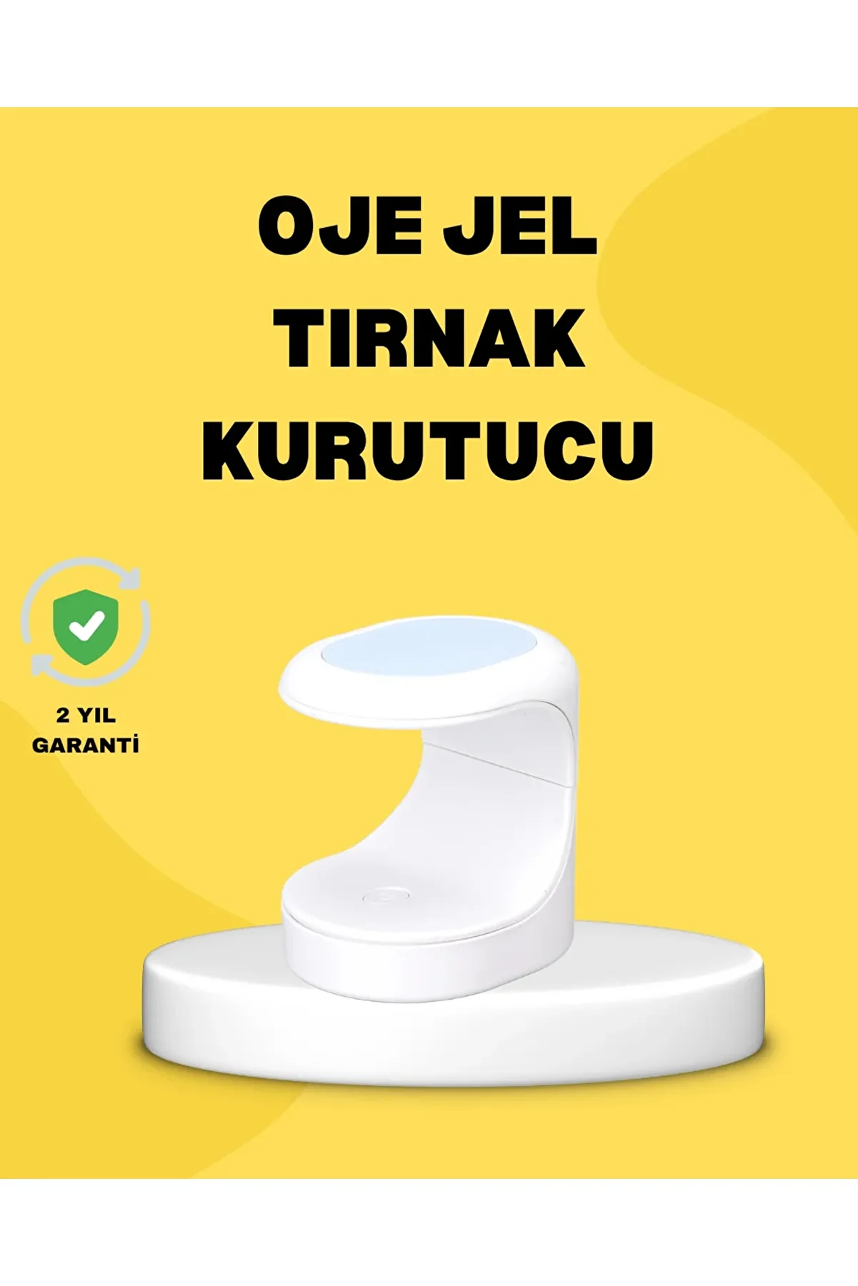 gizmurstore UV ve LED Jel Kurutmaya Uygun – Çift Dalga Boylu Mini Kurutucu