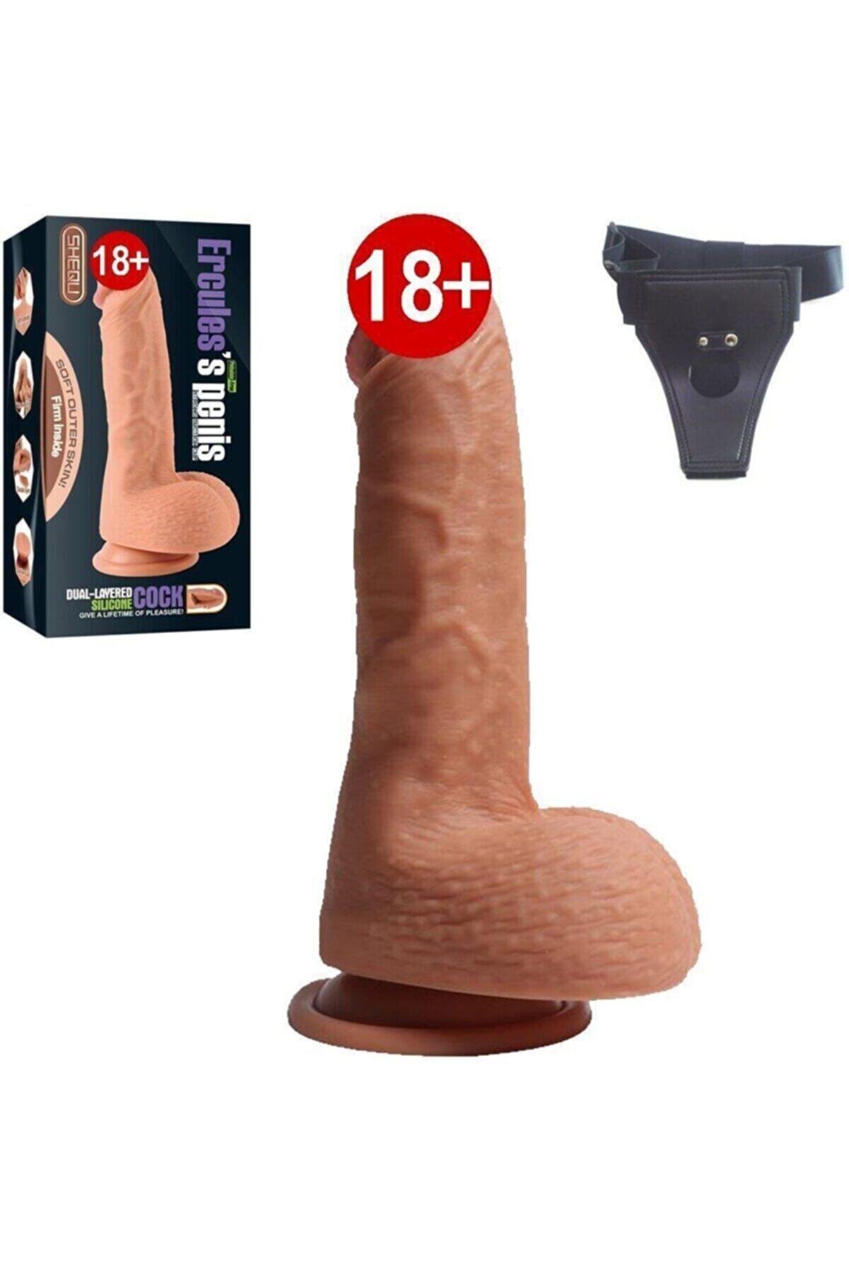 Meyrabest &Ccedil;i̇ft Katmanlı Belden Bağlamalı Peni̇s  22 Cm