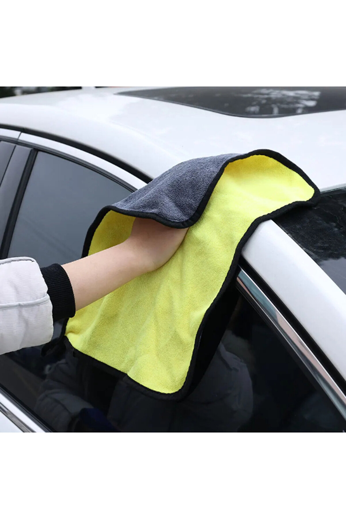 Ethab Ti̇caret Y&uuml;nl&uuml; Mi̇krofi̇ber Araba Temi̇zli̇k Bezi̇ 50X70 Cm