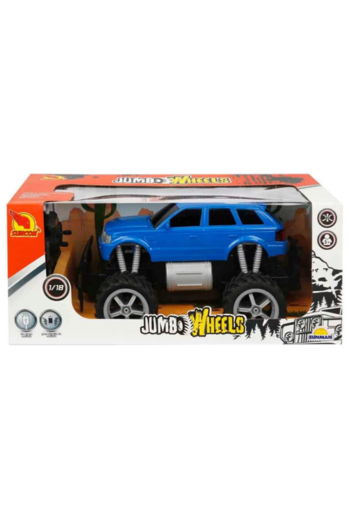 Bamboleyy Toys Kumandalı Jumbo Wheels Usb Şarjlı Araba 26 Cm