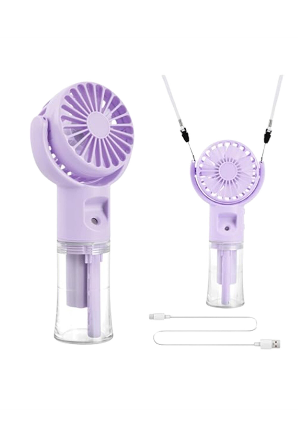 Dönen Su El Fanı Uyumlu  4 Kademeli̇ Rüzgar, Şeffaf Su Haznesi̇, Sessi̇z Çalışma