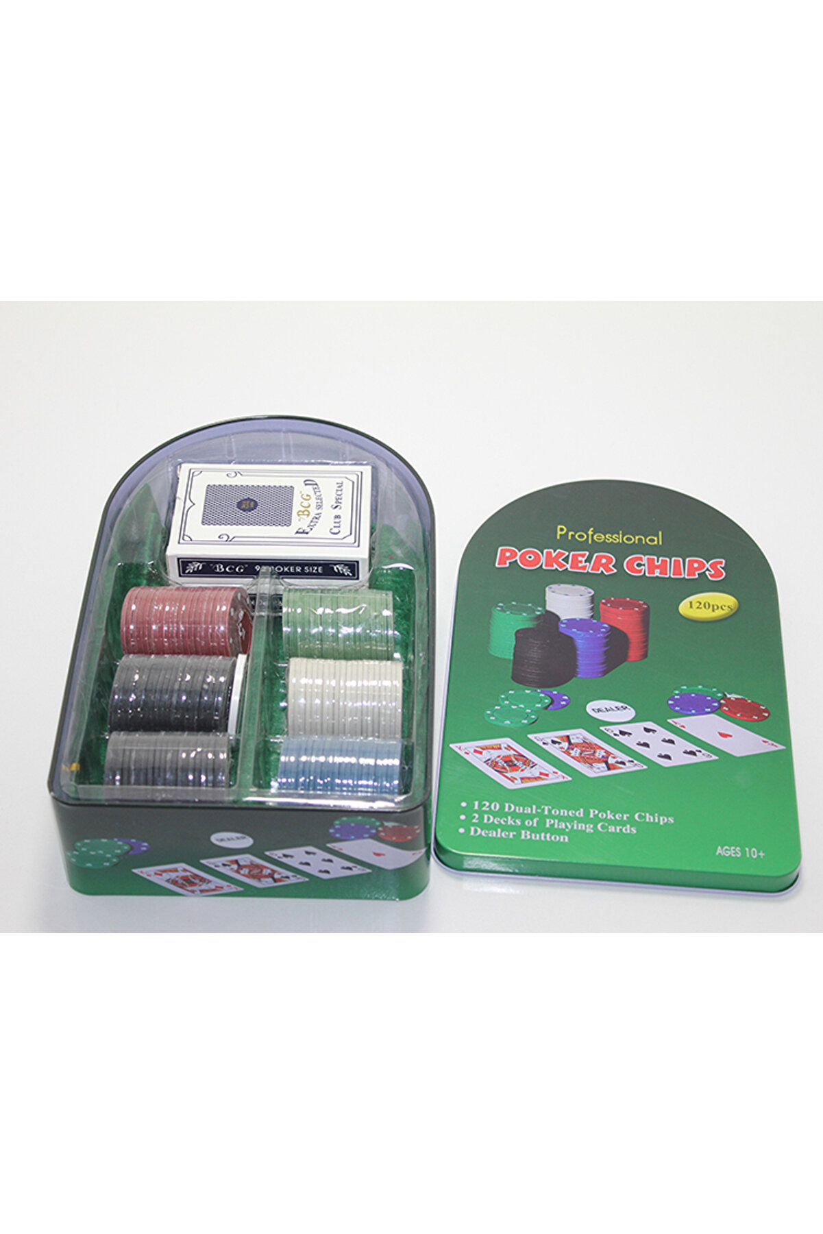 Ethab Ti̇caret Poker Oyunu 100 Chi̇p Ve 2 Adet İskambi̇l Kağıt Seti̇ne Sahi̇p Poker Oyunu No 2