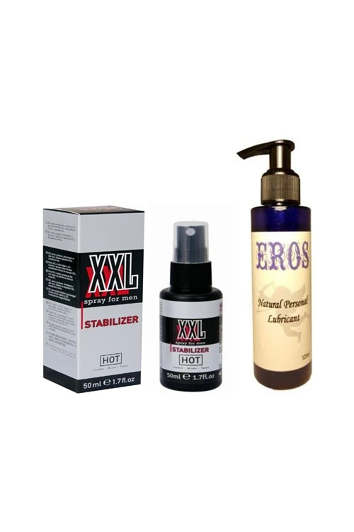 Adoil Mucizevi Hot Xxl Peak Power For Men Sprey 50 ml Eros Natural Lubricant 125ML