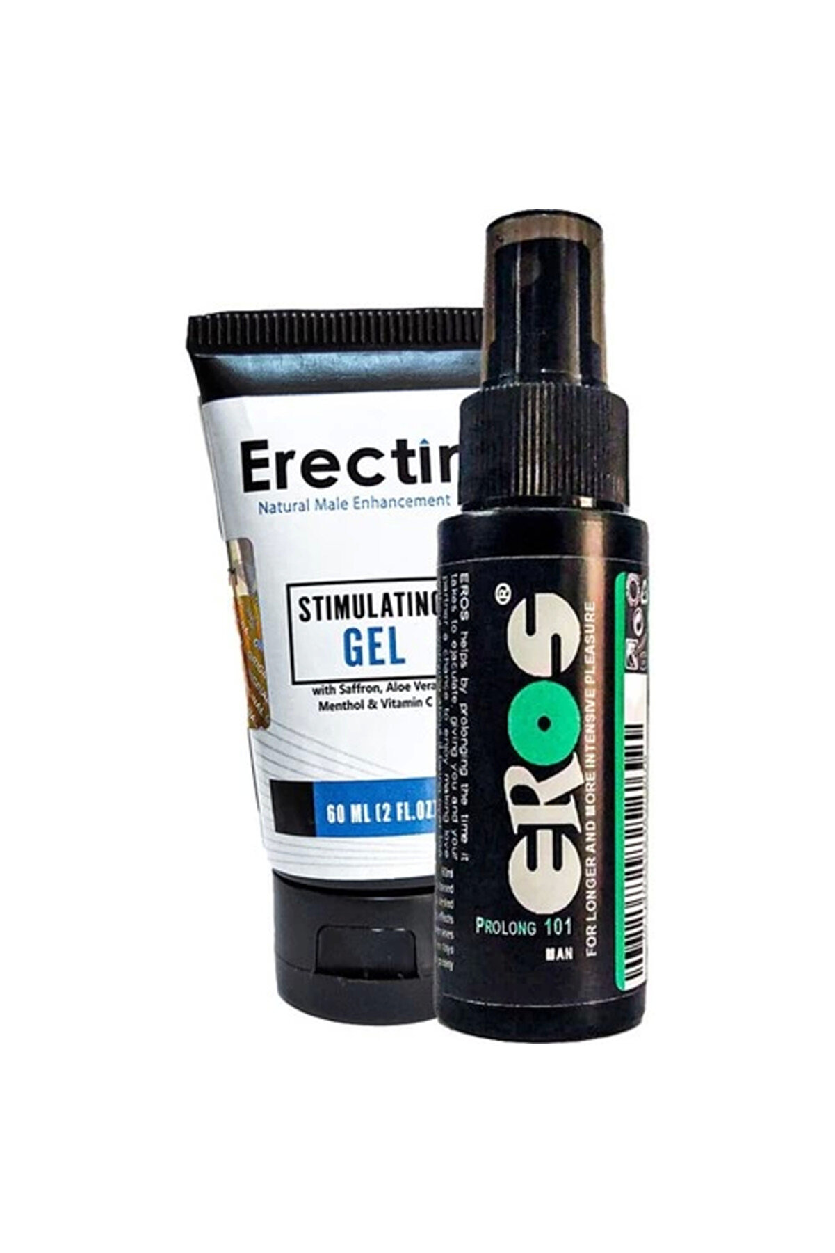 Adoil Eros Pro 101 LHXY056 Büyük Boy 60 ml ve Erektin Stimul Gel Erkeklere Özel Jel 60 ml