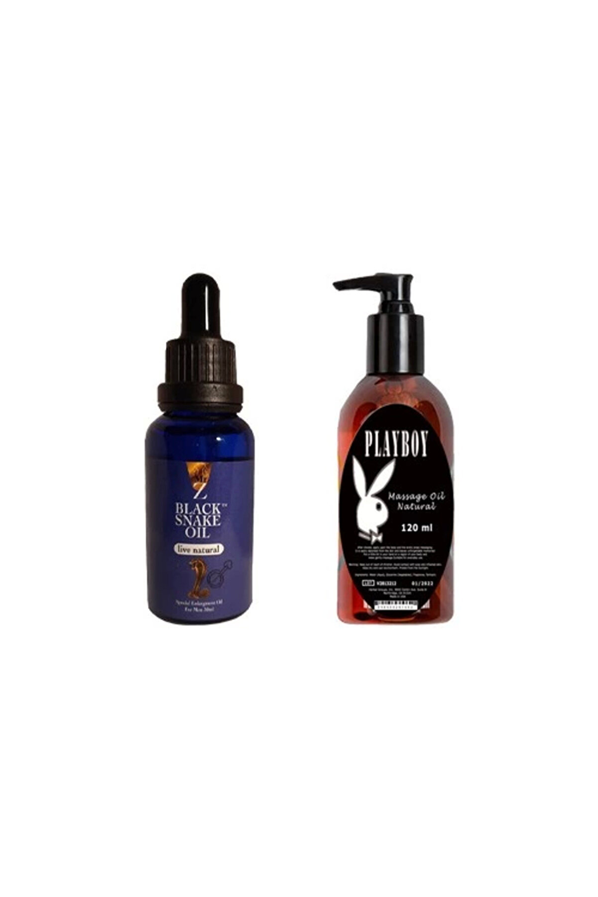 Adoil Black Snake Erkekler Için For Men Playboy Masaj Yağı