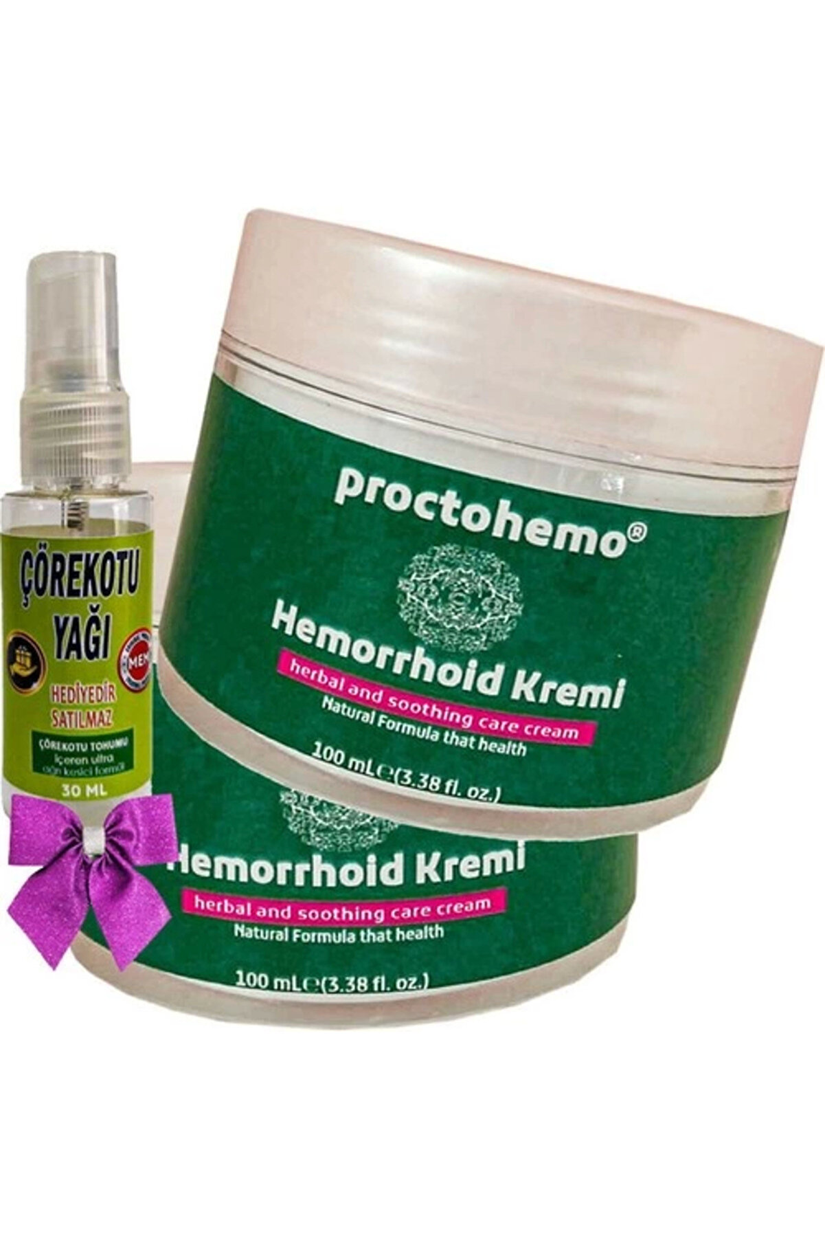 Adoil Proctohemo Cream 100 Ml X 2 Adet + &Ccedil;&ouml;rek Otu Yağı 30 Ml
