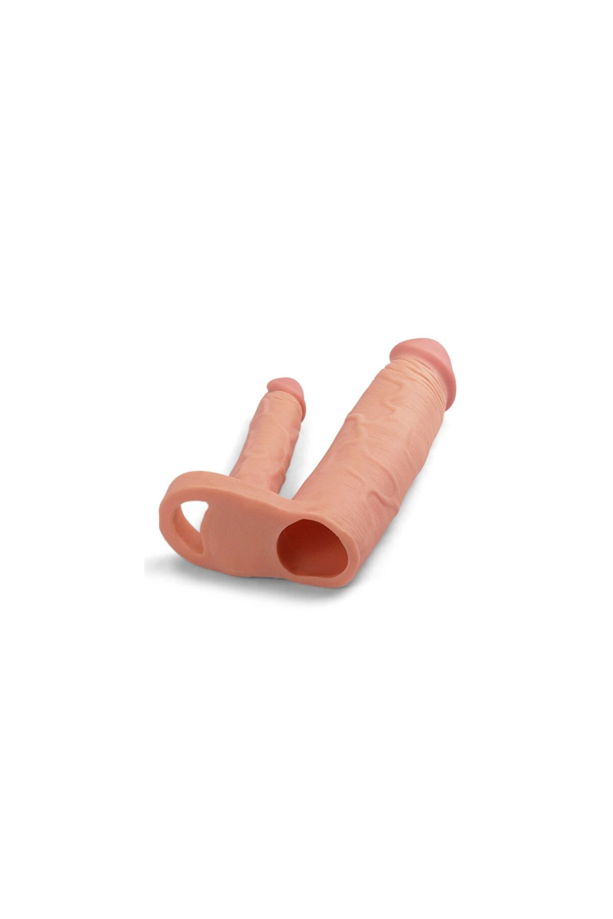 Lovetoy Pleasure X Tender 5 Cm Dolgulu &Ccedil;i̇ft Taraflı Peni̇s Kılıfı