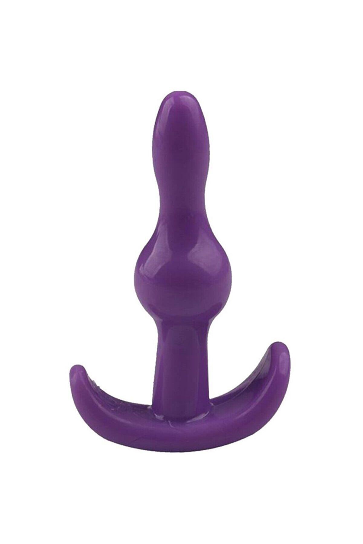 Meyrabest Y&uuml;ksek Kali̇te Parlak Y&uuml;zey Jel Dokulu Klasi̇k Boğumlu Anal Plug